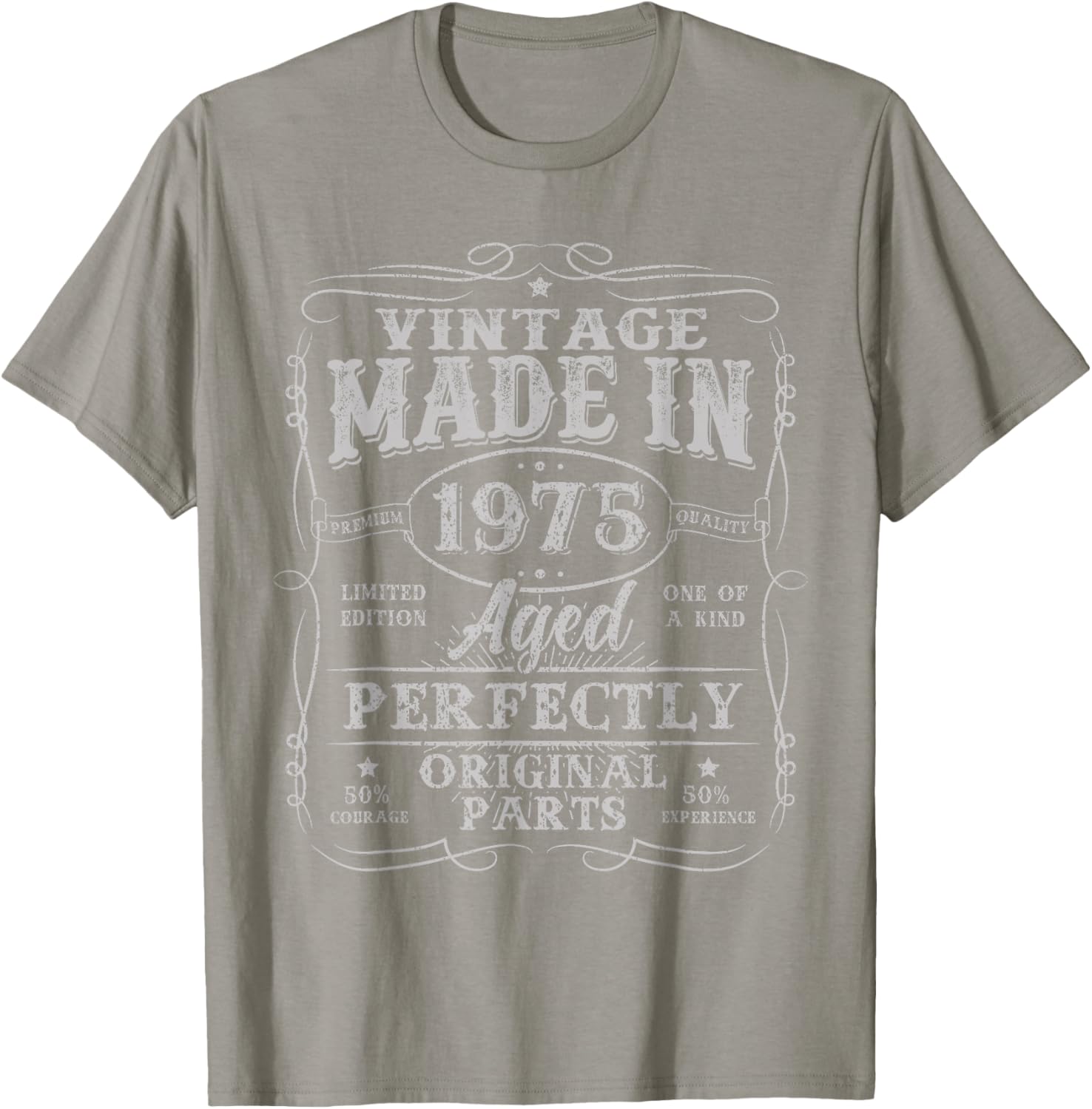 Vintage 50th Birthday T-Shirt for Men Made in 1975 Unique Gift - 7
