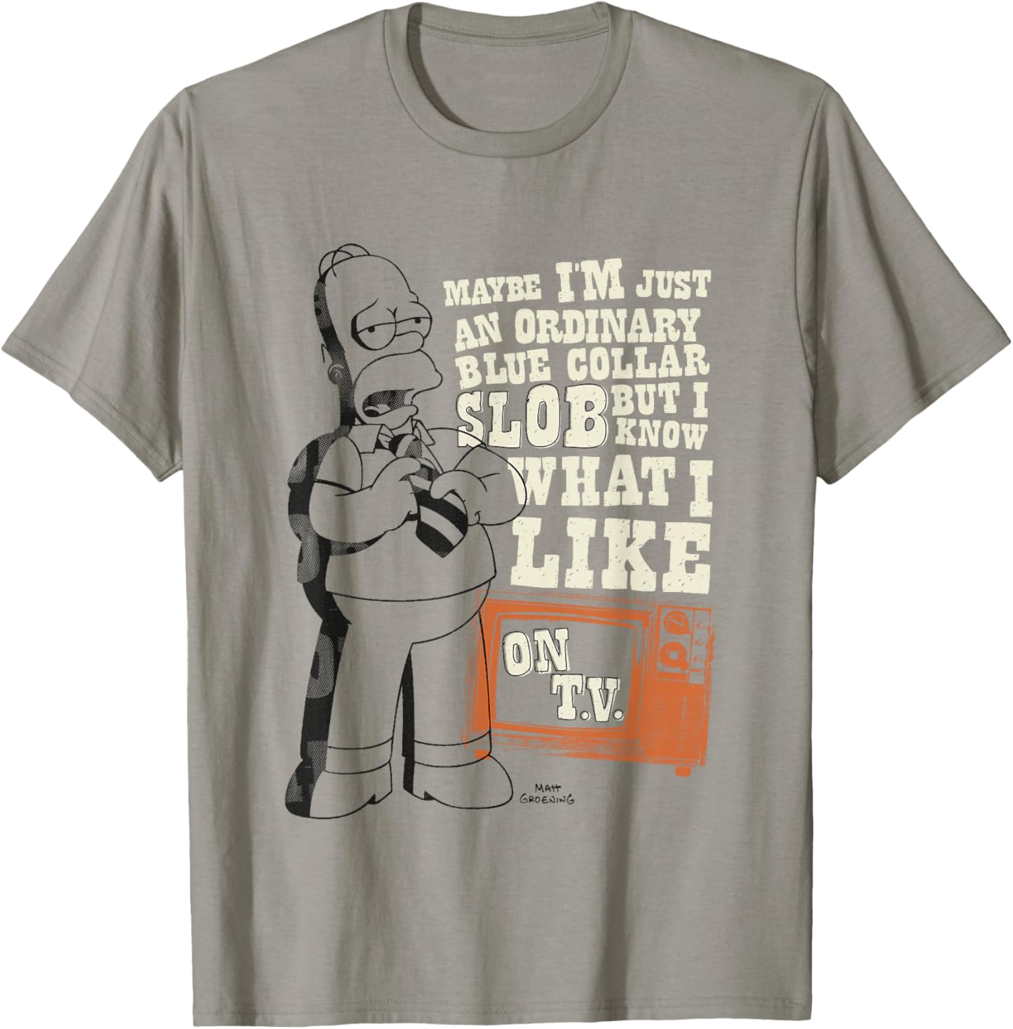 Homer Simpson Ordinary Blue Collar Slob T-Shirt for Fans and Collectors - 3