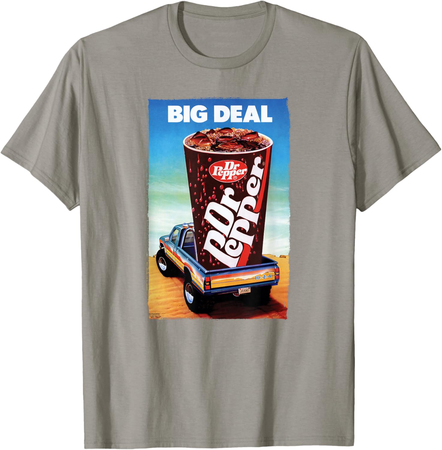 Dr Pepper Big Deal Big Taste Truck Panel T-Shirt for Fun Casual Style - 4