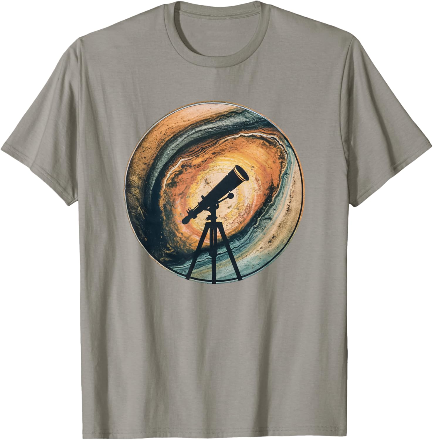 Astronomy Telescope Stargazing T-Shirt for Space Lovers and Astronomers - 1