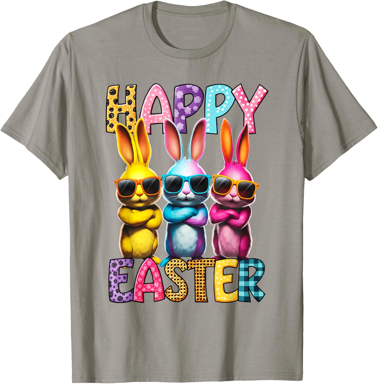 Funny Easter Bunny T-Shirt for Kids and Adults - Happy Easter Tees - 7