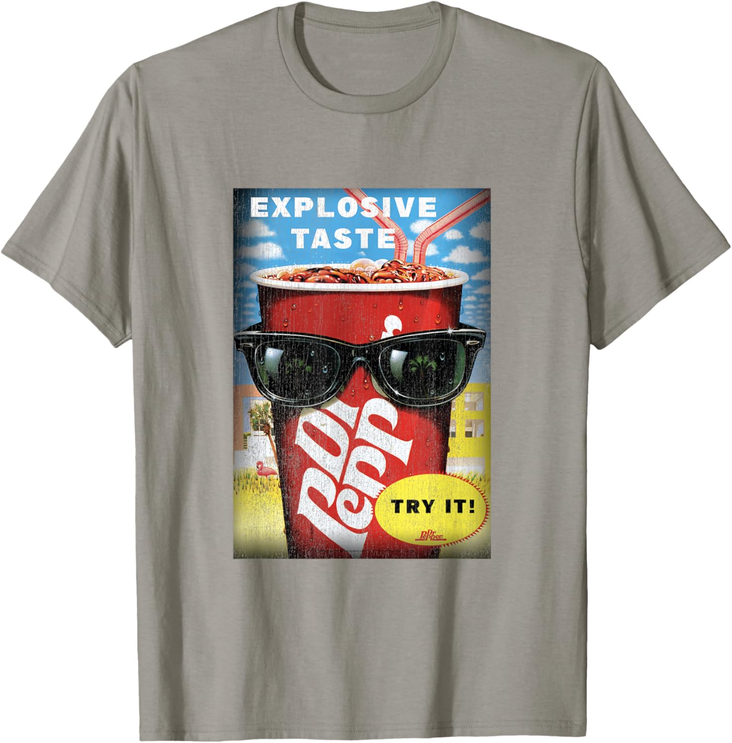 Dr. Pepper Vintage Panel T-Shirt for Explosive Taste Lovers - 9