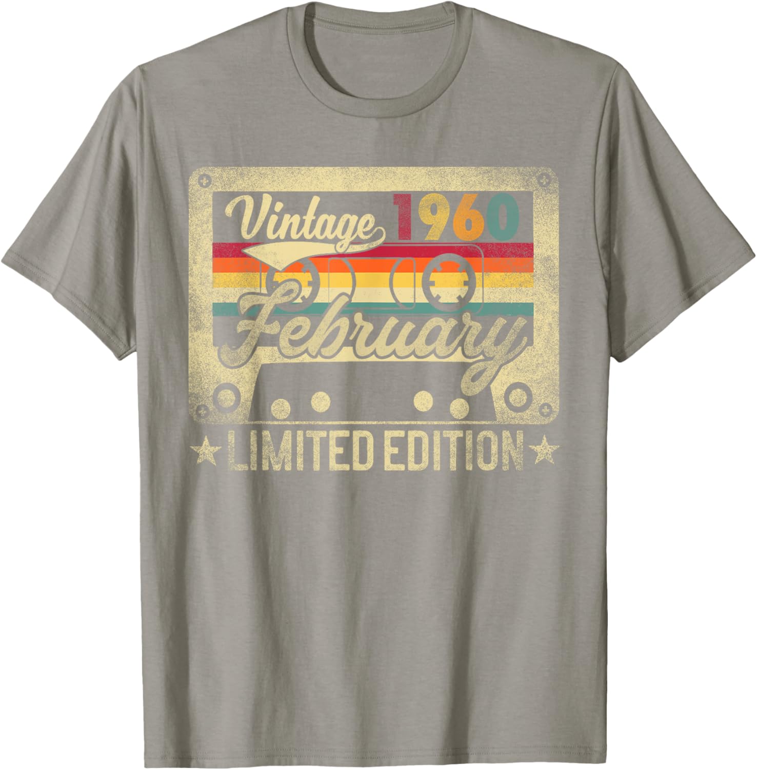 Funny Retro Vintage February 1960 Birthday T-Shirt for Nostalgic Celebrations - 18