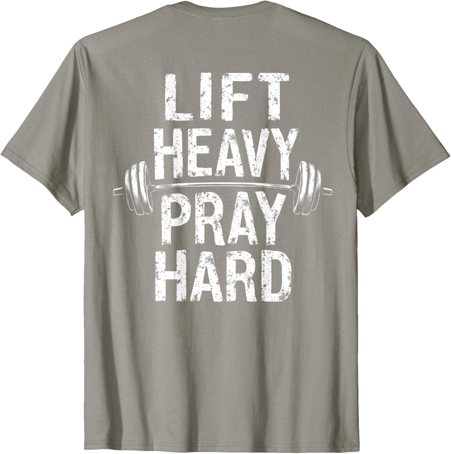 Lift Heavy Pray Hard Jesus Gym T-Shirt for Weightlifters and Deadlifts - 14