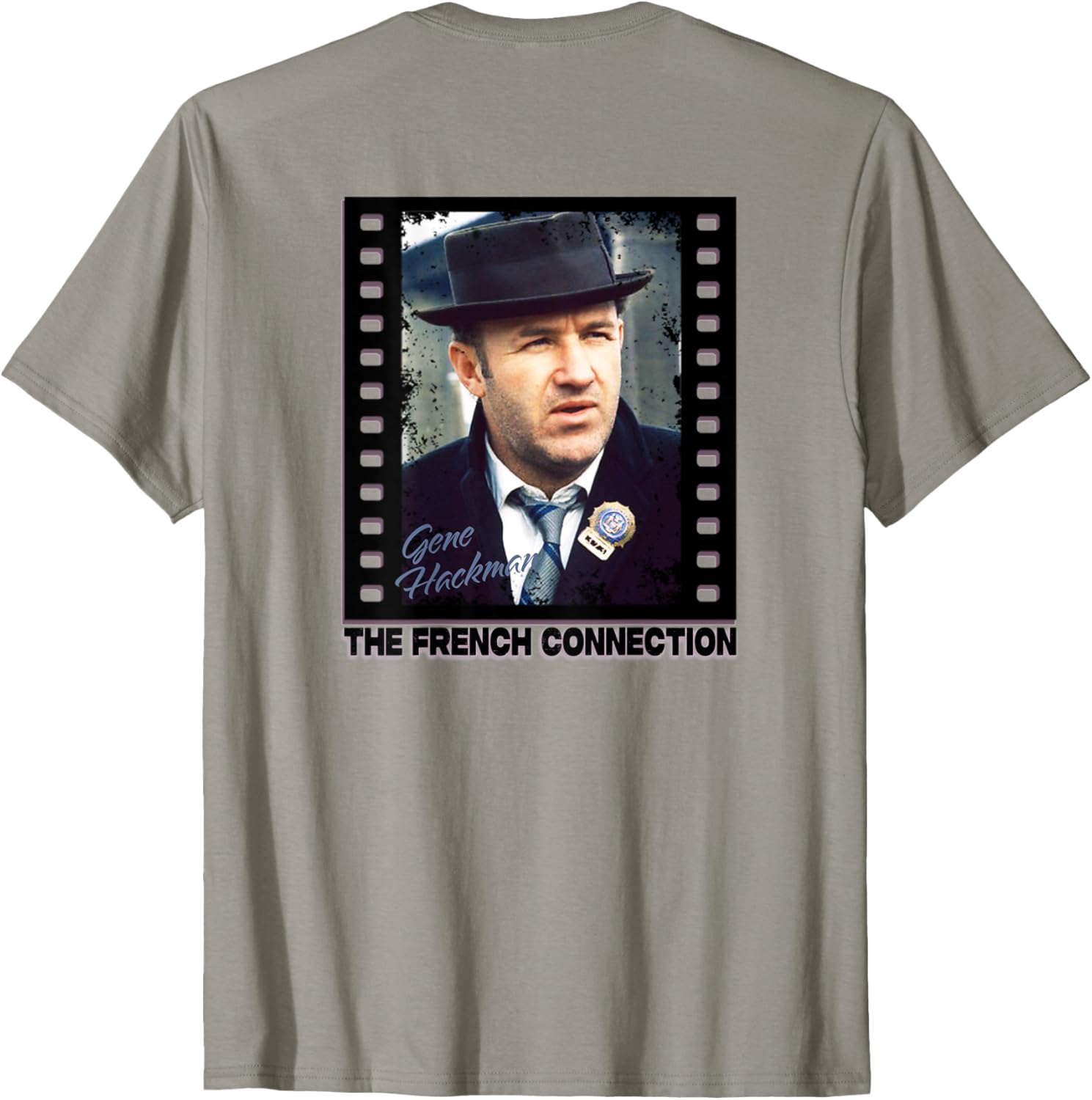 Gene Hackman Back Printed T-Shirt for Cool Casual Style and Comfort - 20