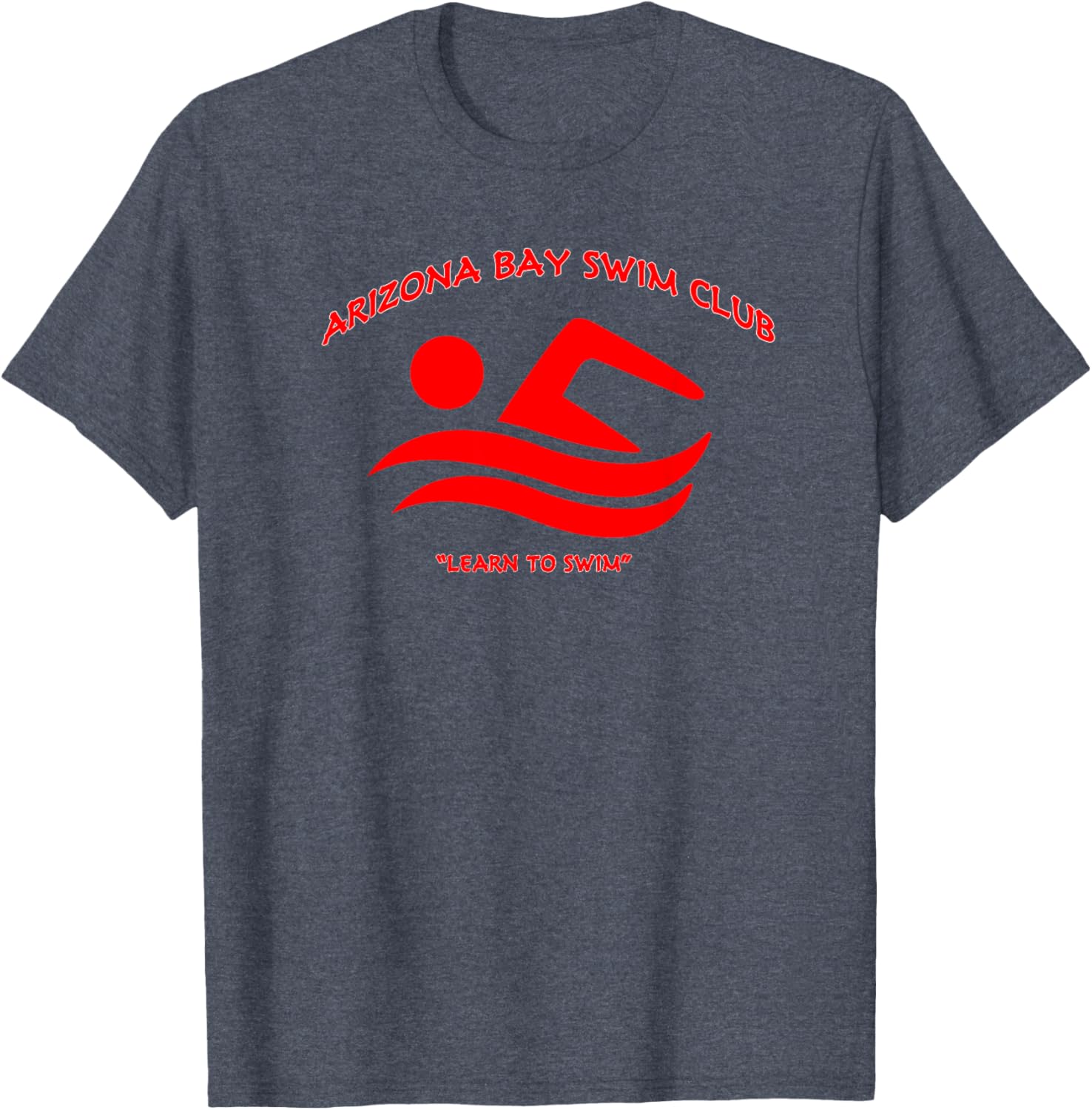Red Swim Club Bay Arizona T-Shirt - Stylish Swimwear Apparel for All - 14