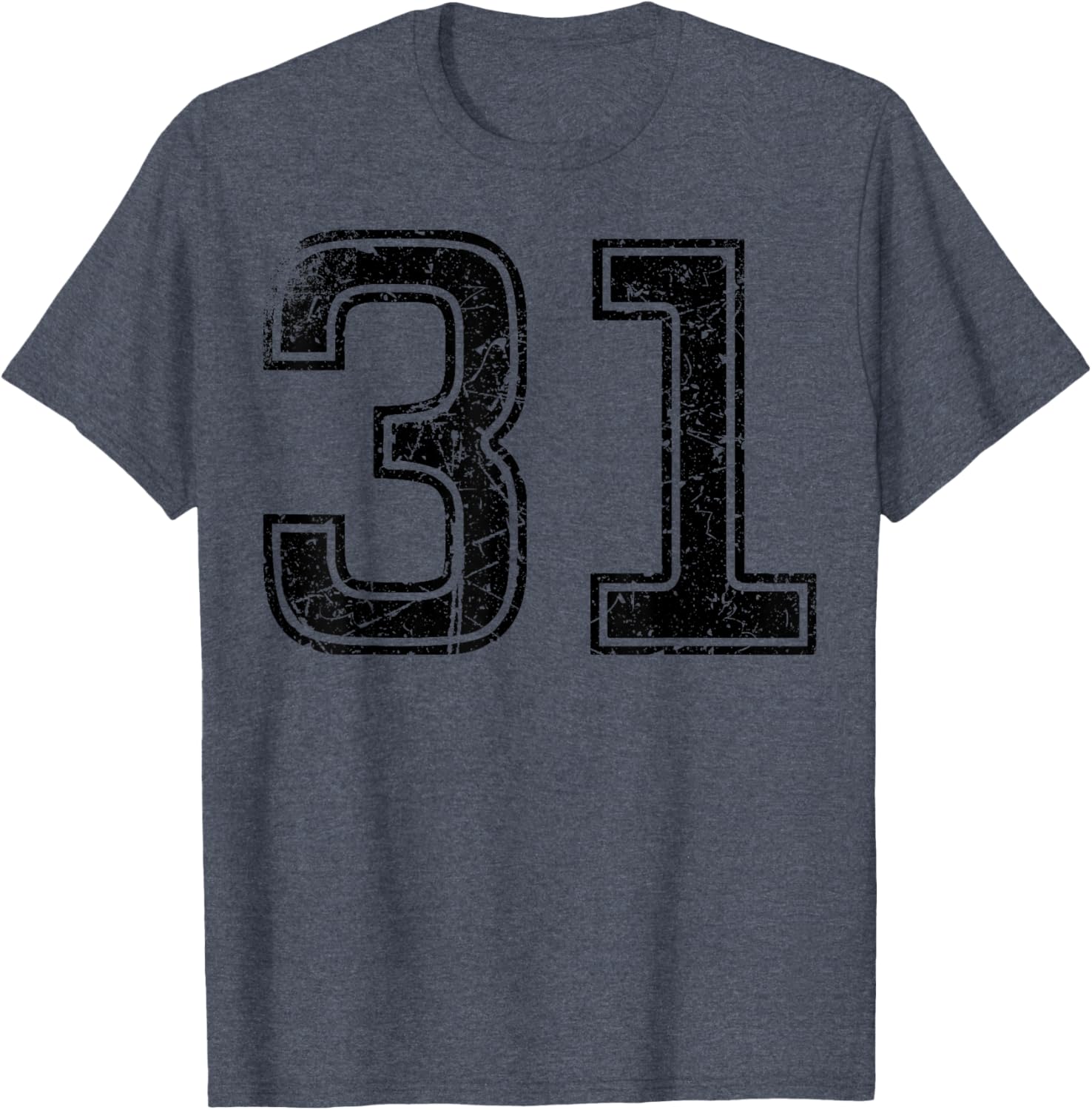 Vintage Sport Black Number 31 T-Shirt for Casual Style Enthusiasts - 13