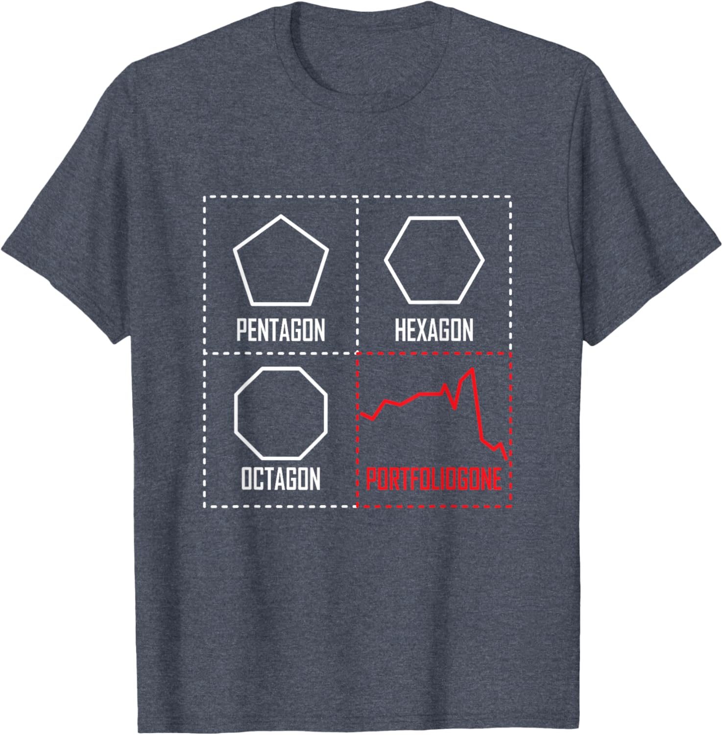 Funny Geometry Portfolio Stock Market Quote T-Shirt for Fun Outfits - 19