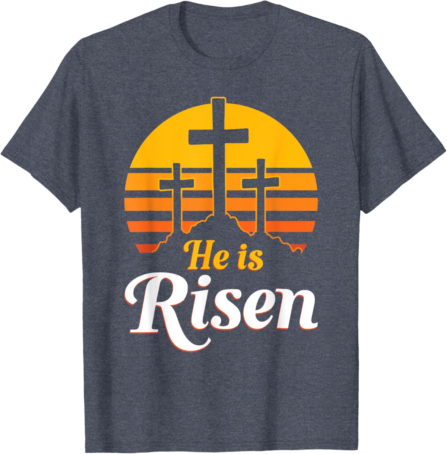 He Is Risen Christian Easter T-Shirt for Celebrating Jesus' Resurrection - 3