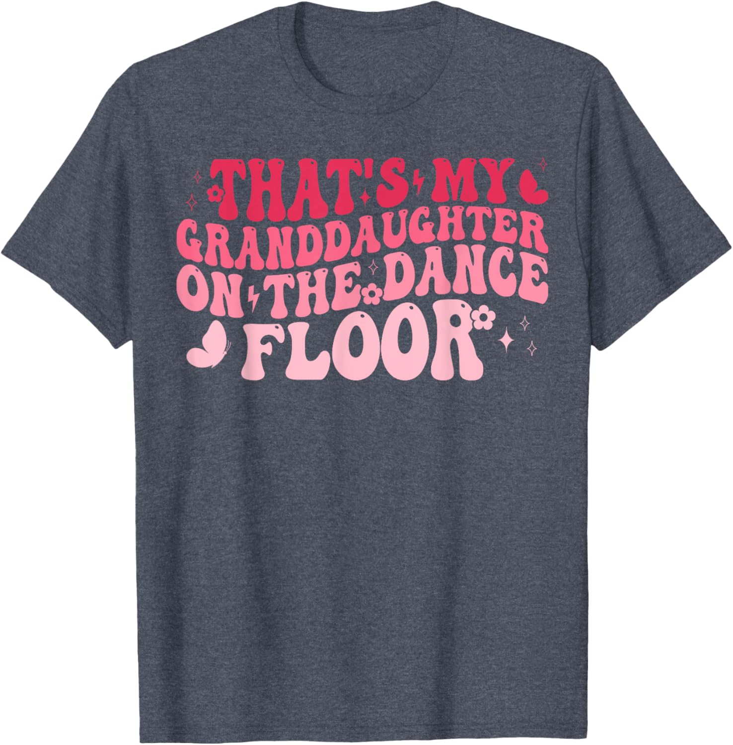 Proud Grandma Dance Recital T-Shirt Featuring Granddaughter on Dance Floor - 7