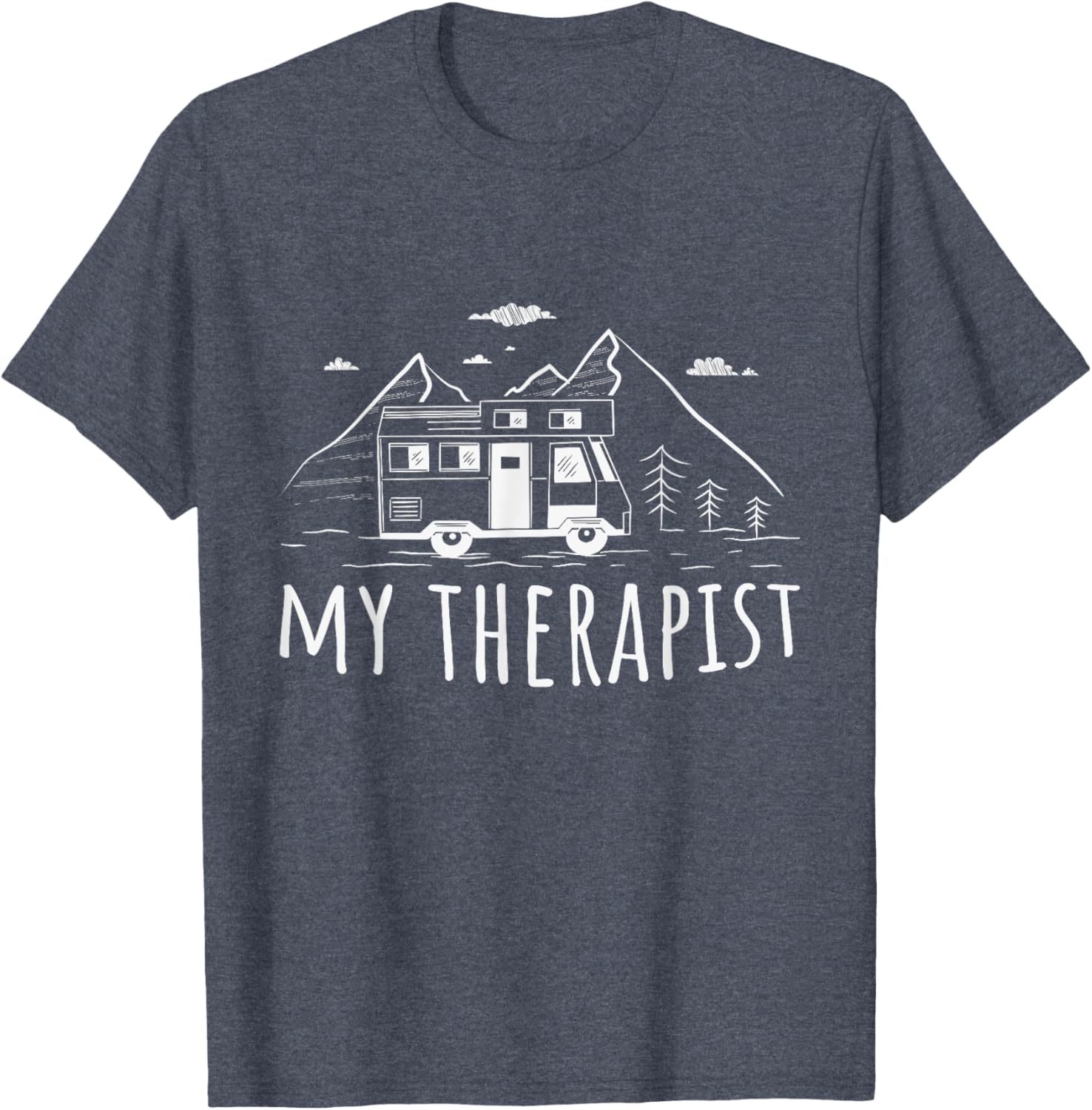 Camping Caravan My Therapist T-Shirt for Outdoor Adventure Lovers - 6