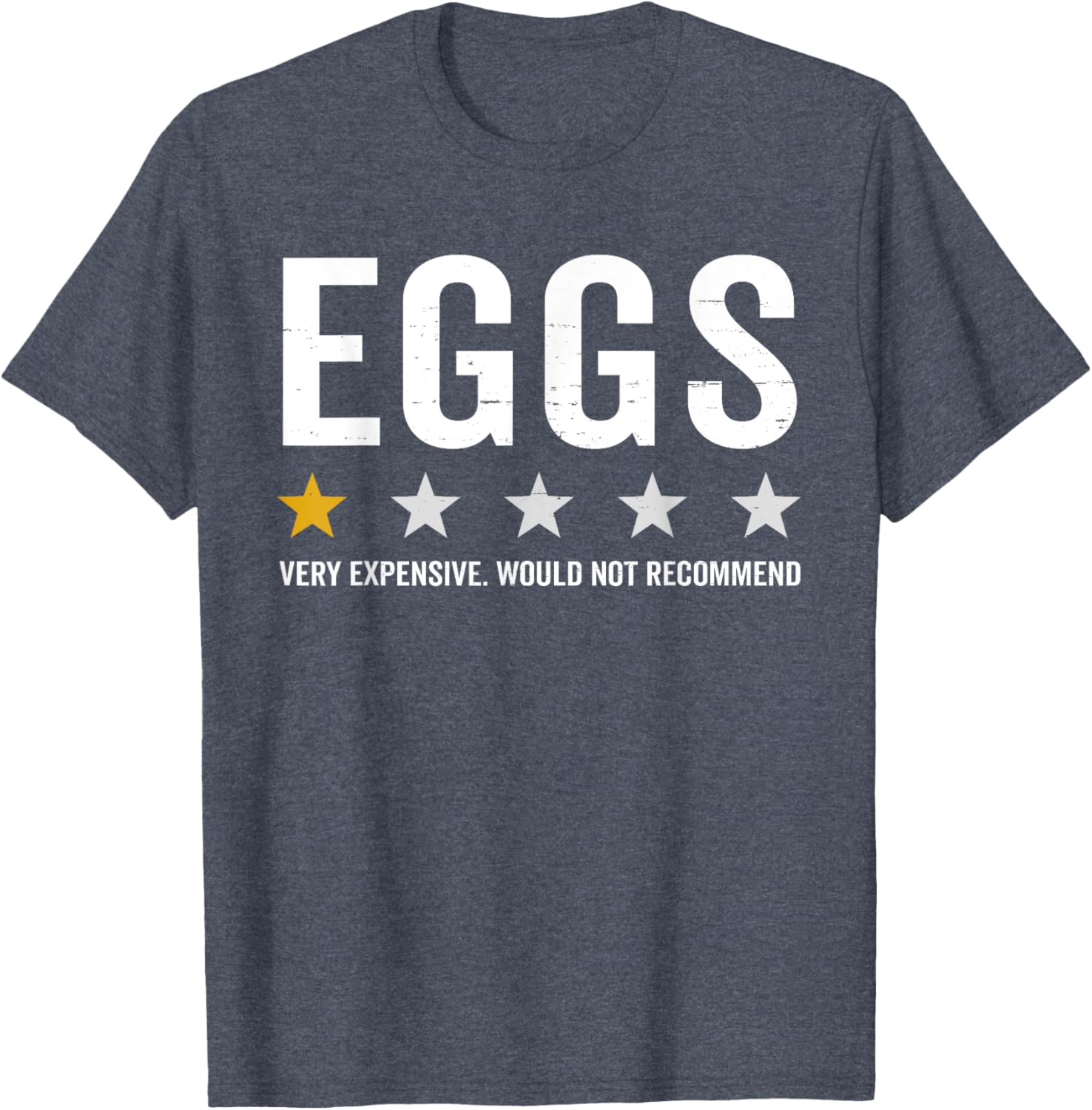 One Star Rating Eggs Are Expensive Funny T-Shirt for Food Lovers - 5