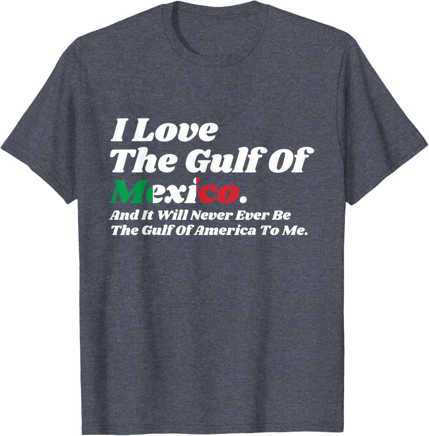 Love the Gulf of Mexico Pride Statement T-Shirt for Beach Lovers - 9