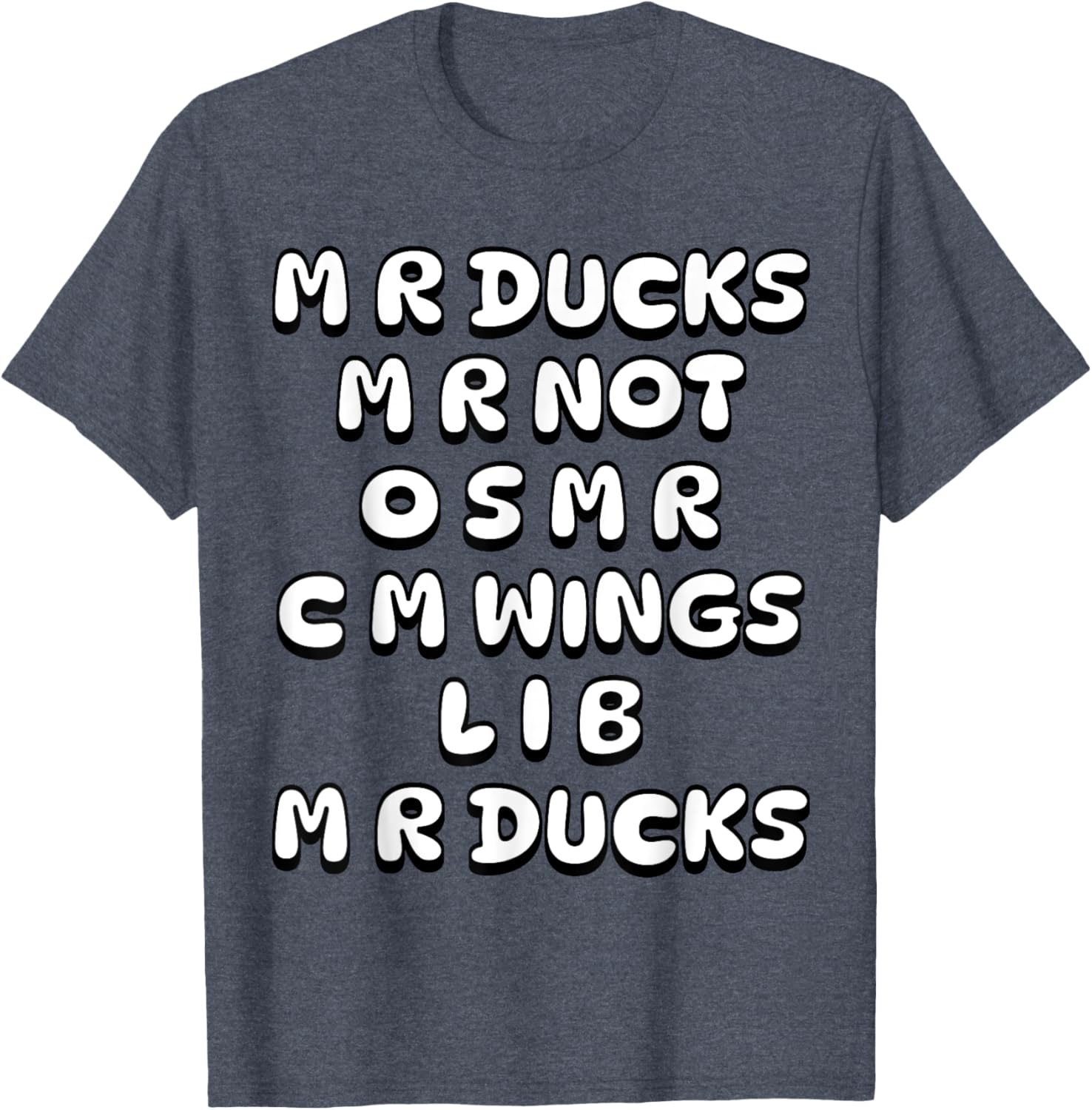Funny M R Ducks Lover T-Shirt with Wings for Fun Casual Wear - 1