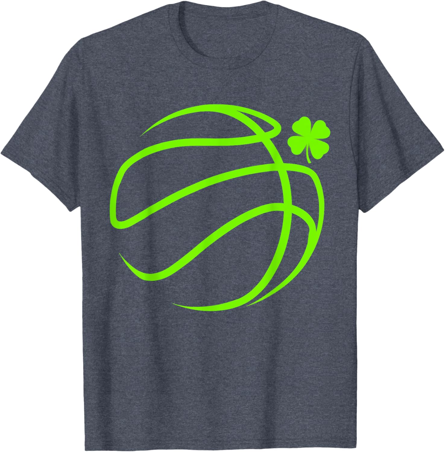 Lucky Clover Basketball T-Shirt for St Patrick's Day Fun and Style - 7