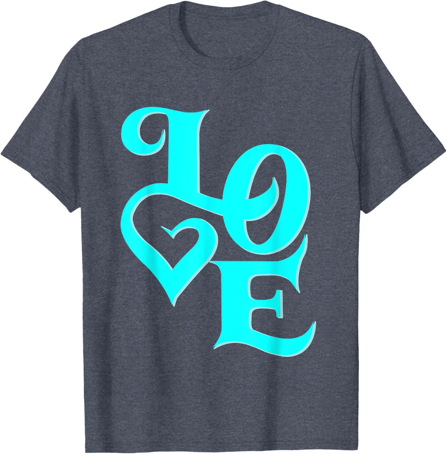 Stylish Turquoise Graphic T-Shirt Perfect for Fashionable Outfits - 7