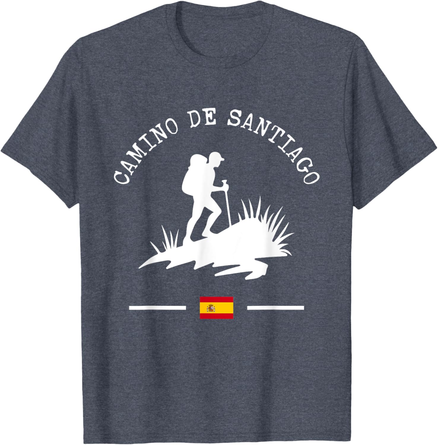 Camino de Santiago Hiker Trekking T-Shirt for Pilgrims and Adventurers - 10