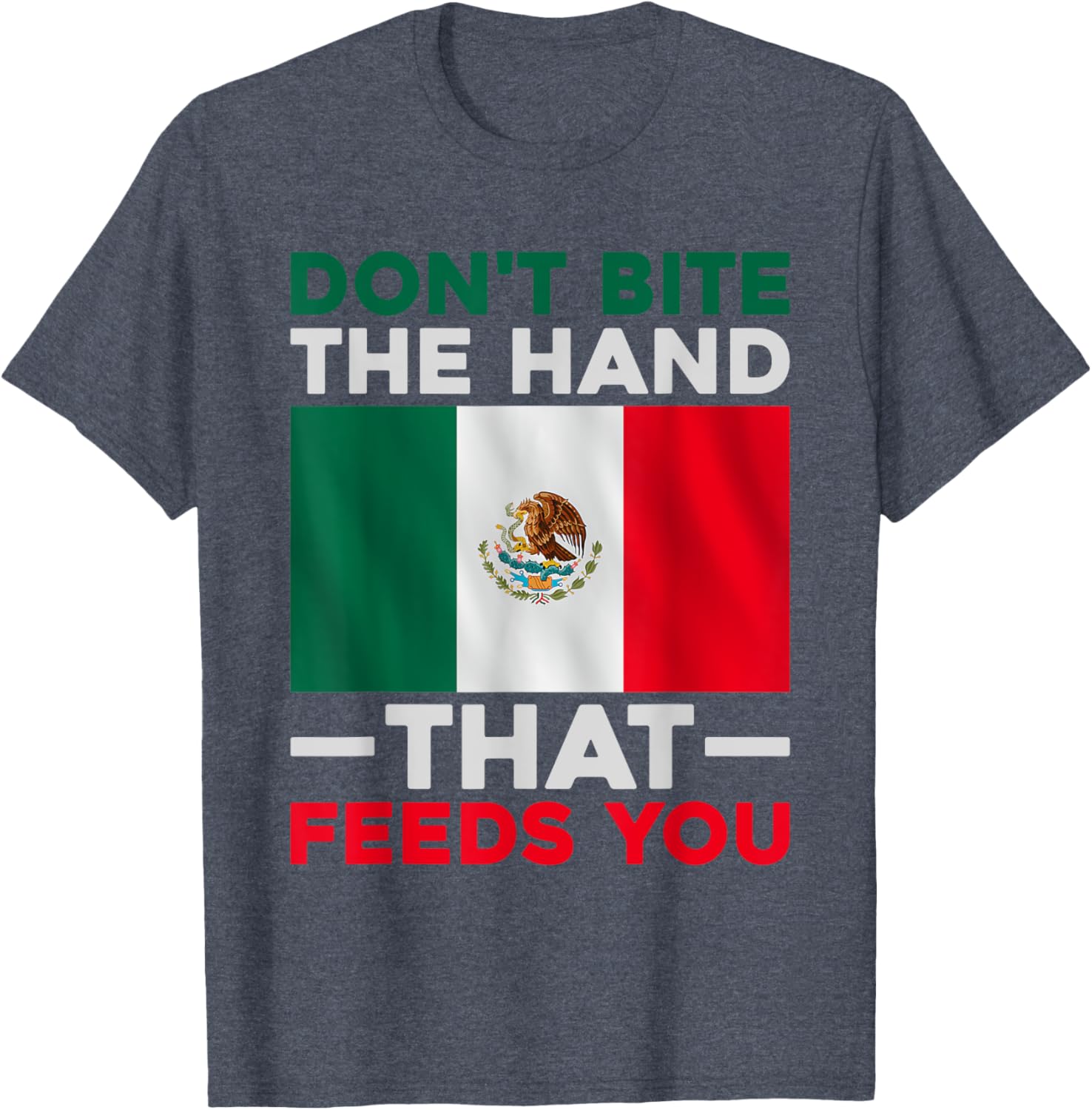 Don't Bite the Hand That Feeds You Immigration Ice Raids T-Shirt - 2