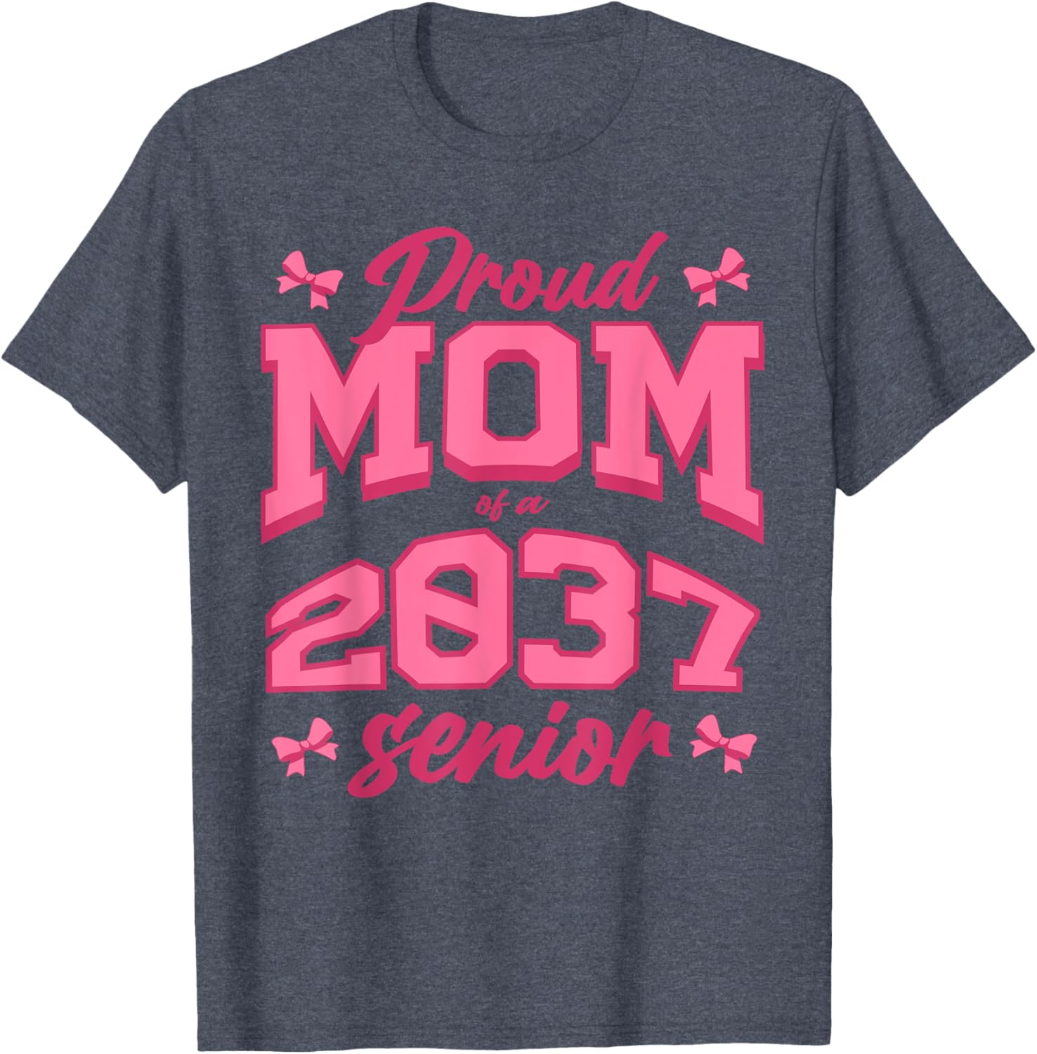 Proud Mom of 2037 Graduate Coquette T-Shirt - Stylish and Fun Apparel - 12