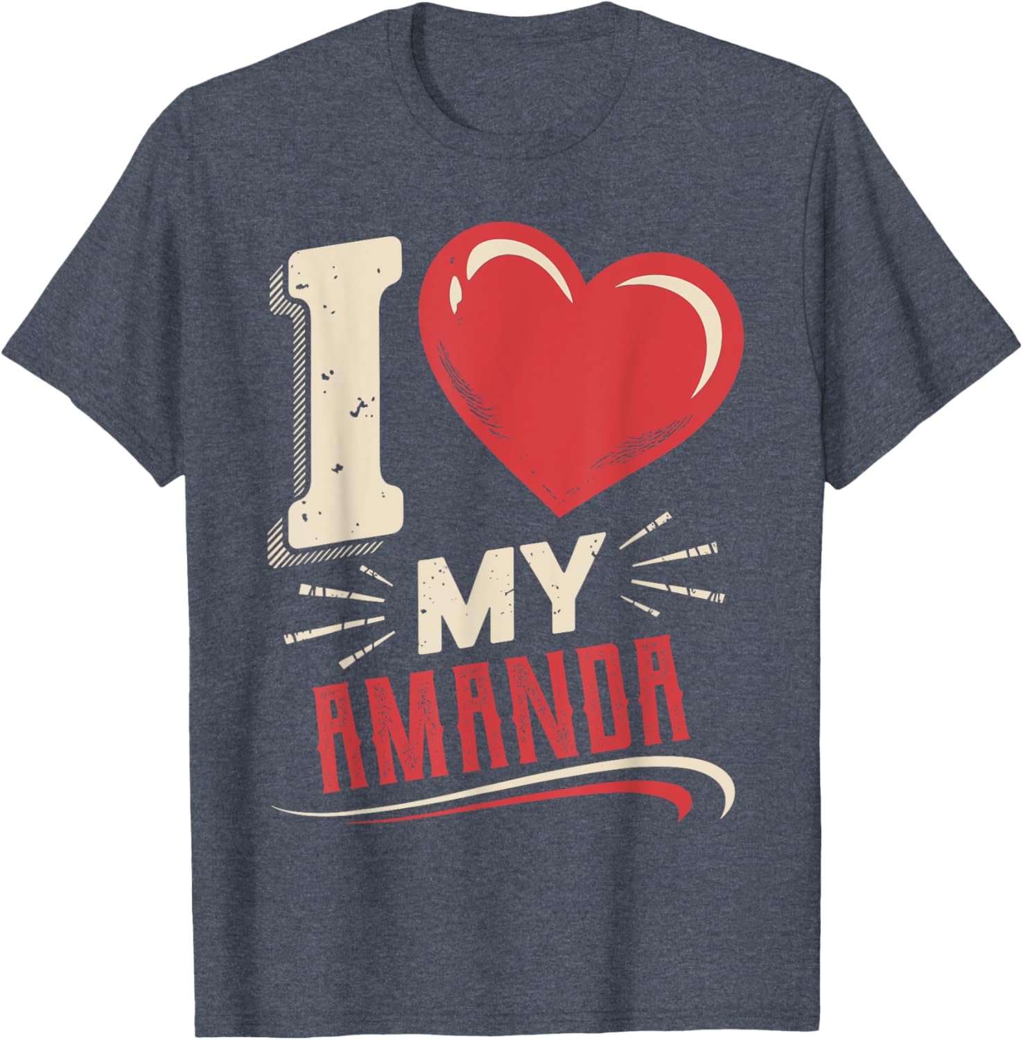 I Love My AMANDA T-Shirt Perfect Gift for AMANDA - Stylish and Fun Design - 13
