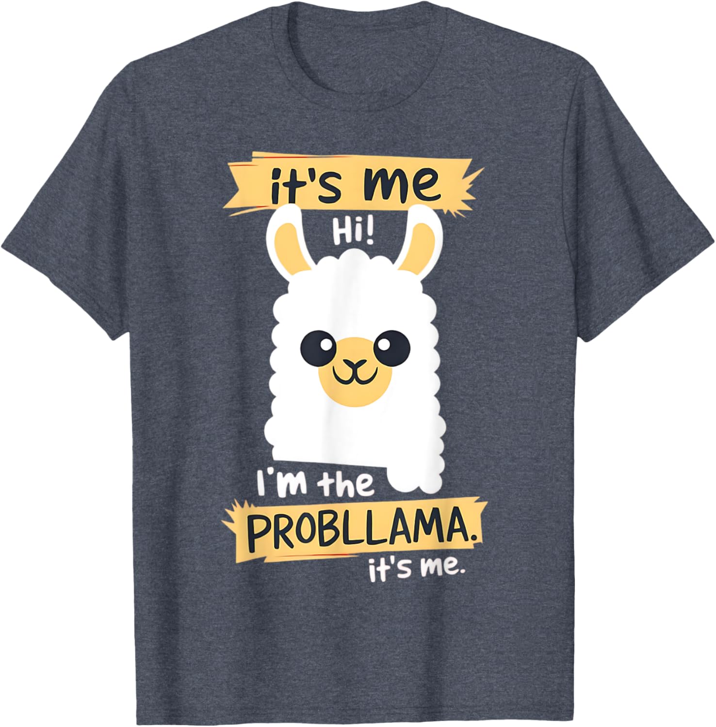 Funny Probllama Llama Pun T-Shirt for Animal Lovers and Humor Fans - 1