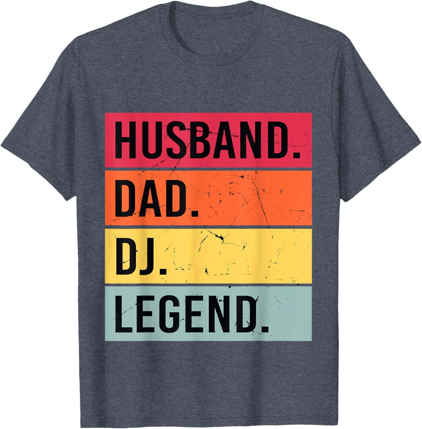 Husband Dad DJ Legend T-Shirt for Father's Day Music Lovers - 3