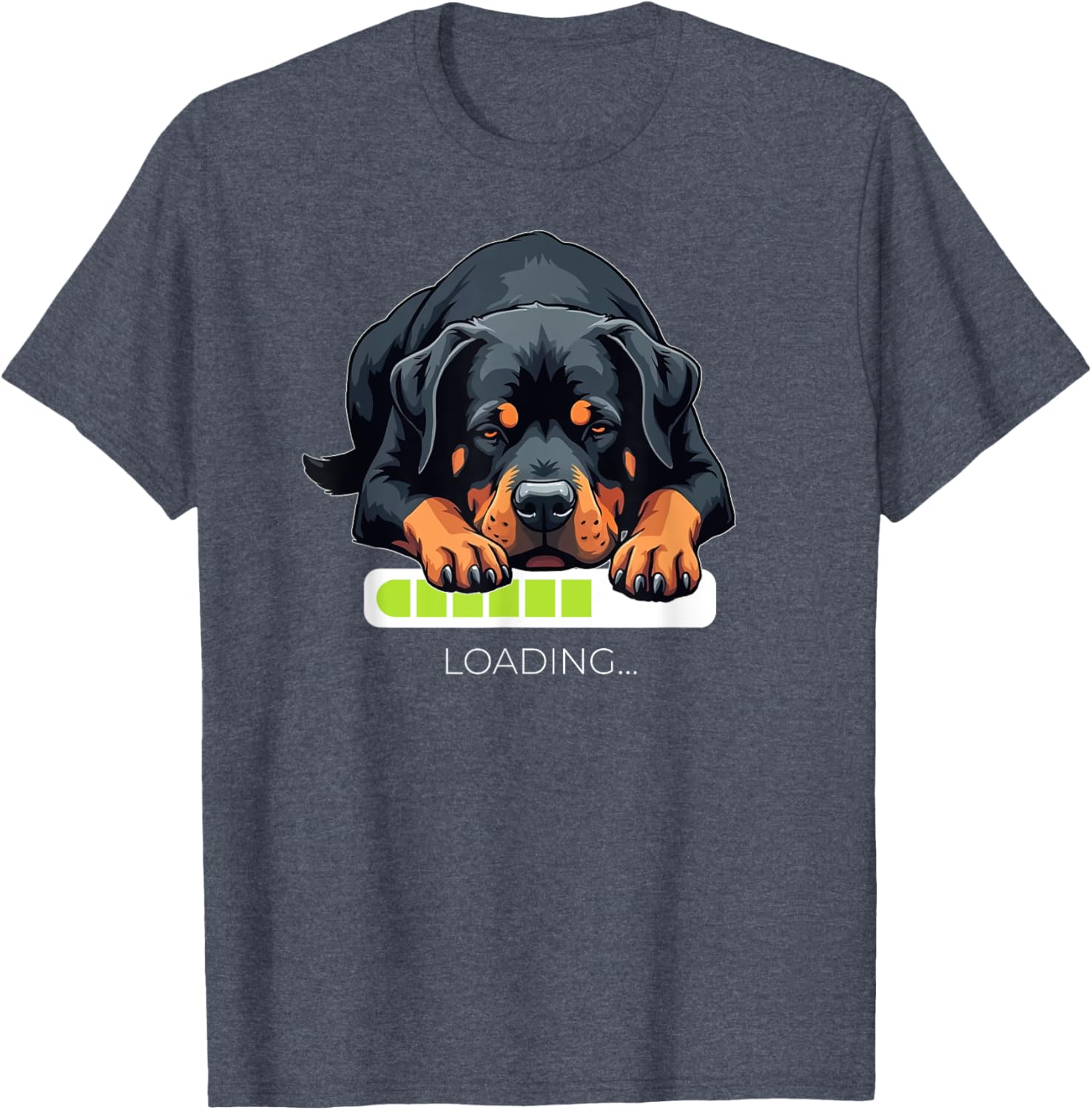 Rottweiler Loading T-Shirt Perfect for Dog Lovers and Rottie Fans - 5