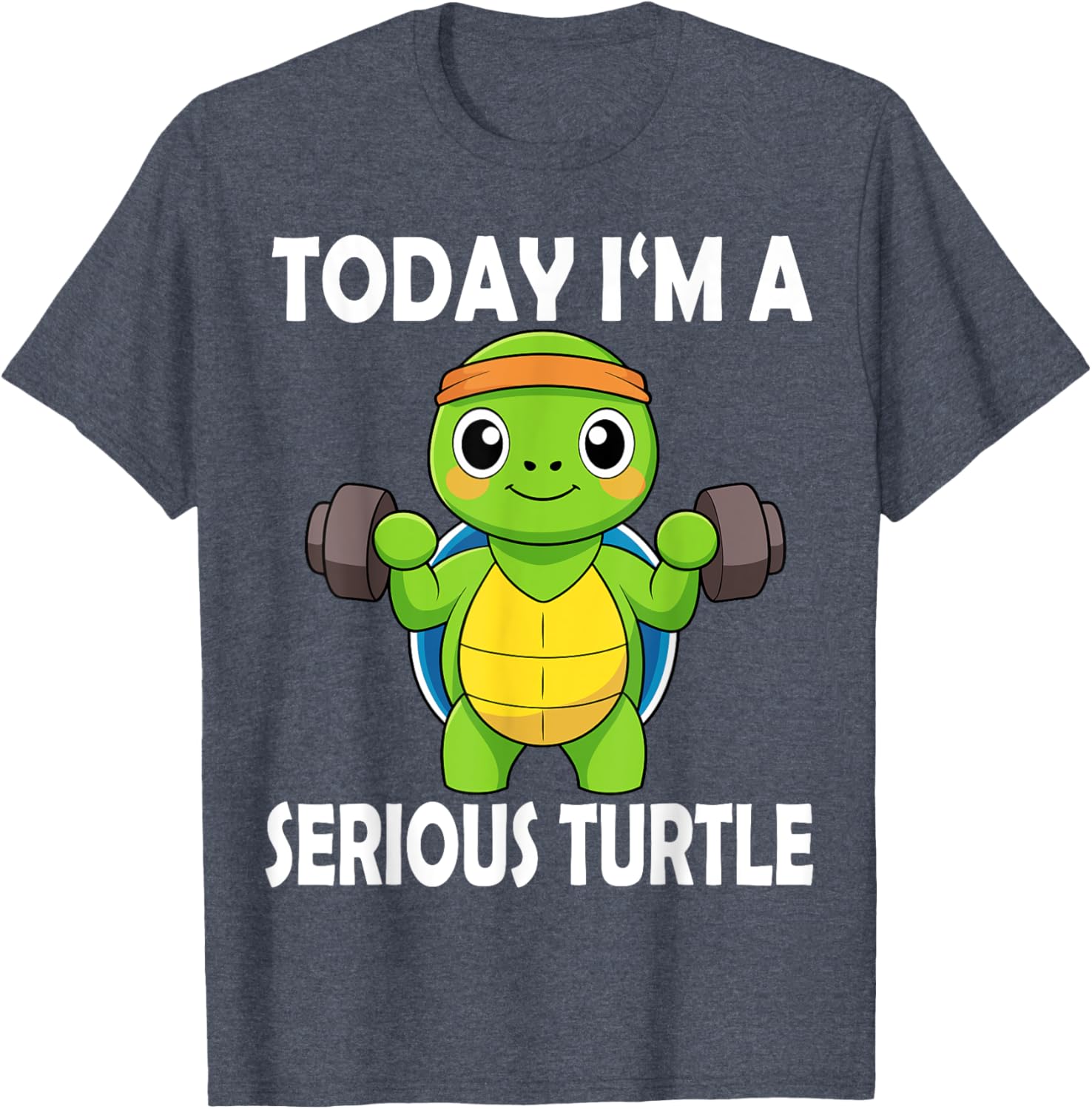 Serious Turtle Funny Fitness Gym T-Shirt for Weightlifting Enthusiasts - 11