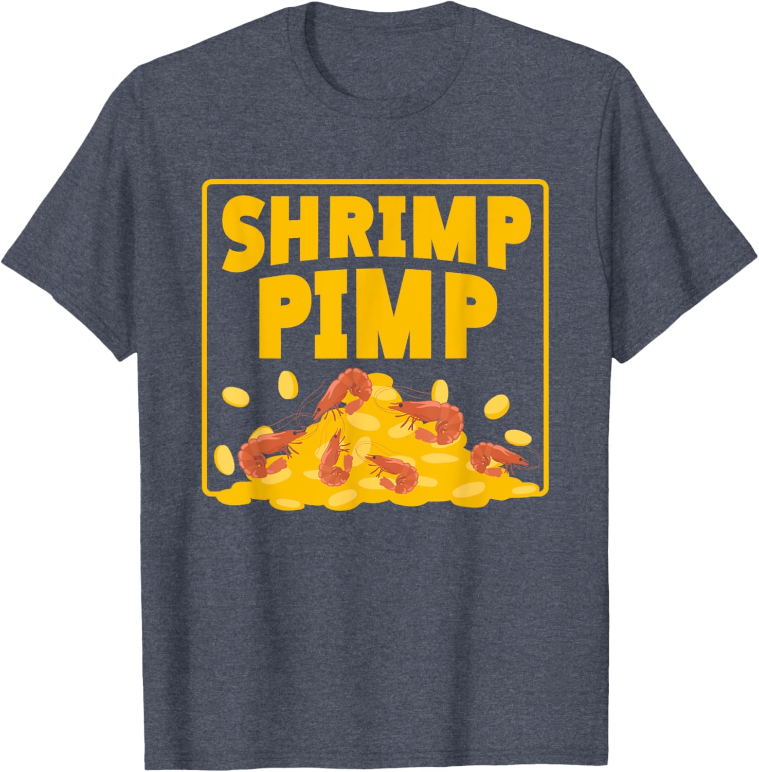 Shrimp Pimp Money Fun Illustration T-Shirt for Seafood Lovers - 10