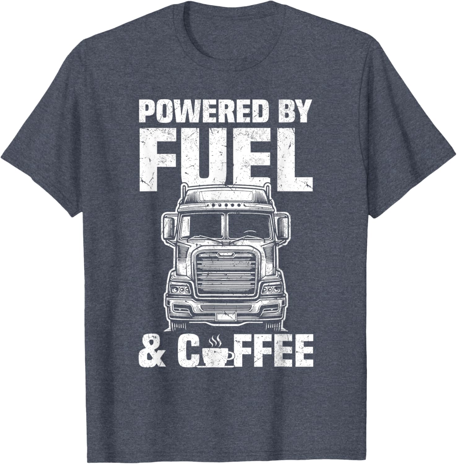 Fuel and Coffee Truck Driver T-Shirt for Men Perfect Gift for Trucker - 12
