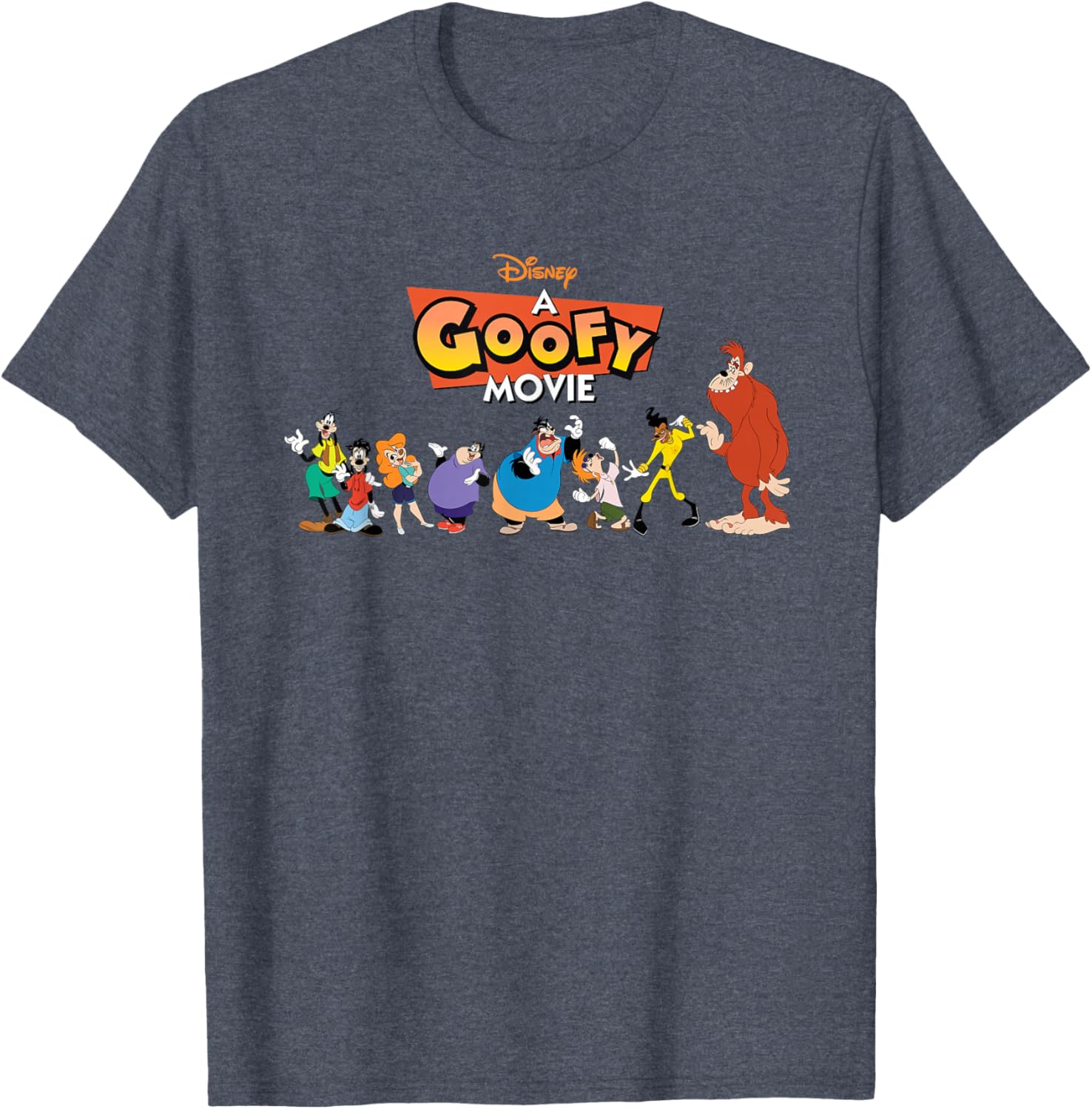 Disney A Goofy Movie 30th Anniversary Character Logo T-Shirt for Fans - 20