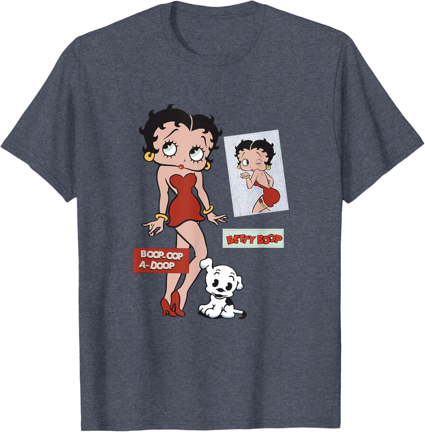 Betty Boop Picture Perfect Patches T-Shirt for Fun Fashion Lovers - 2