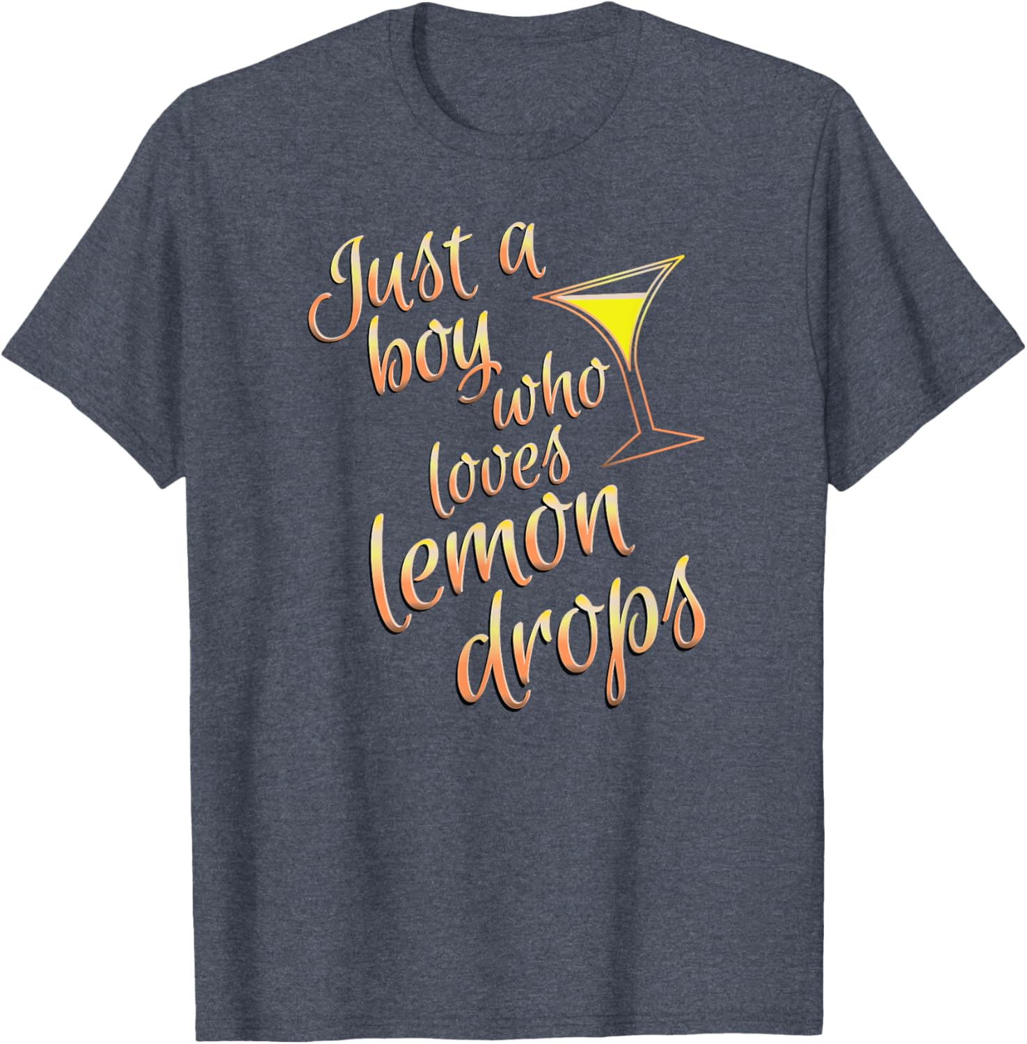 Lemon Drop Martini Boys T-Shirt for Fans of Fun Cocktails - 1