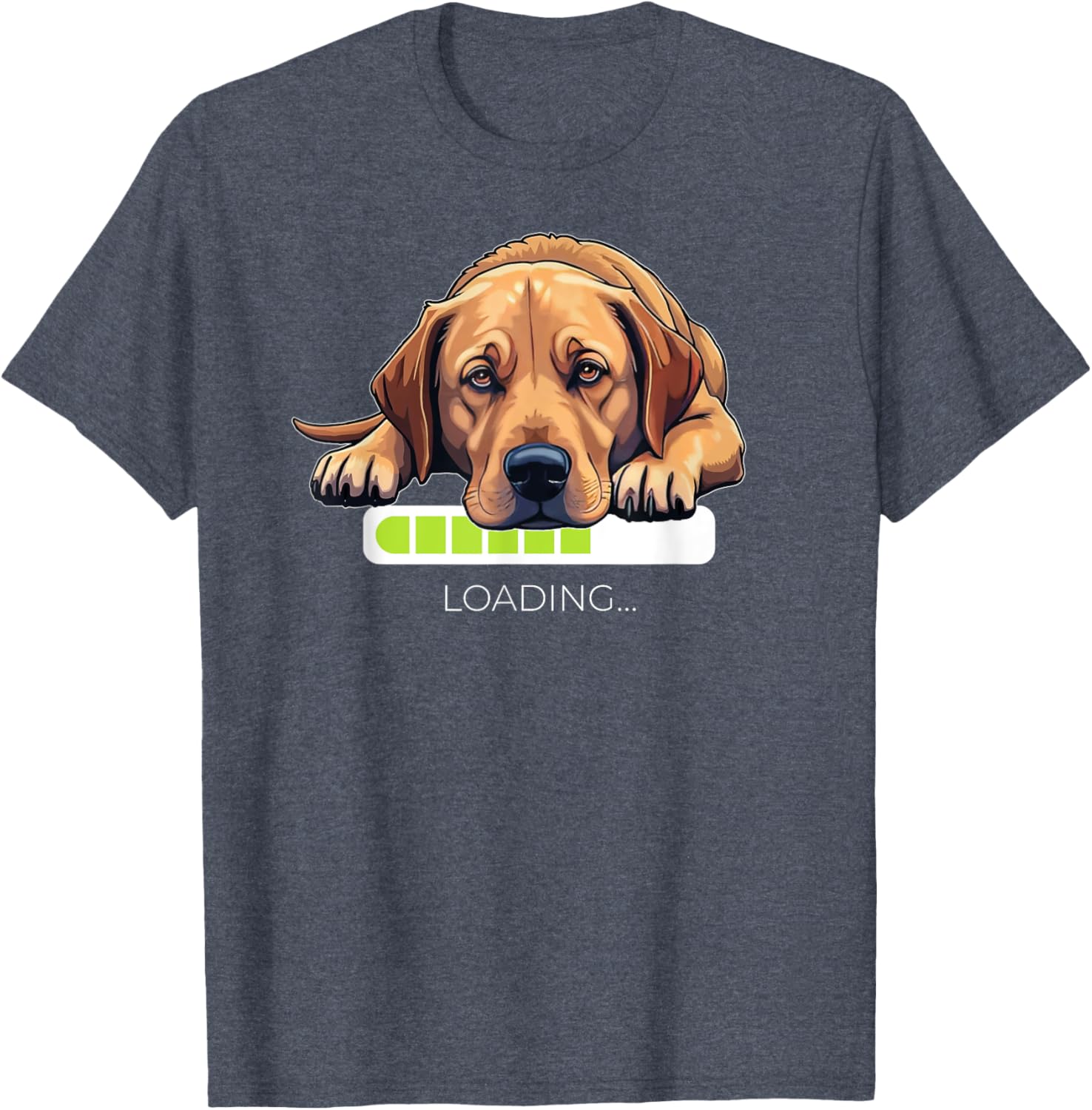 Labrador Retriever Dog Loading Graphic T-Shirt for Dog Lovers - 8