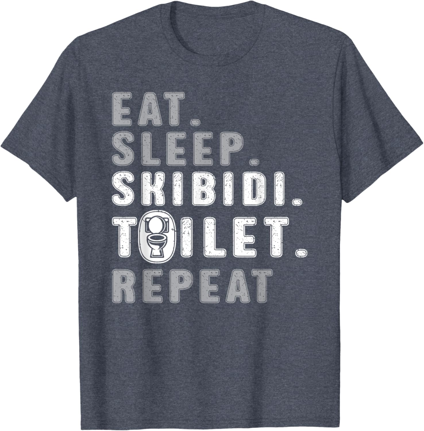 Funny Eat Sleep Skibidi Toilet Meme T-Shirt for Rizz Lovers - 19