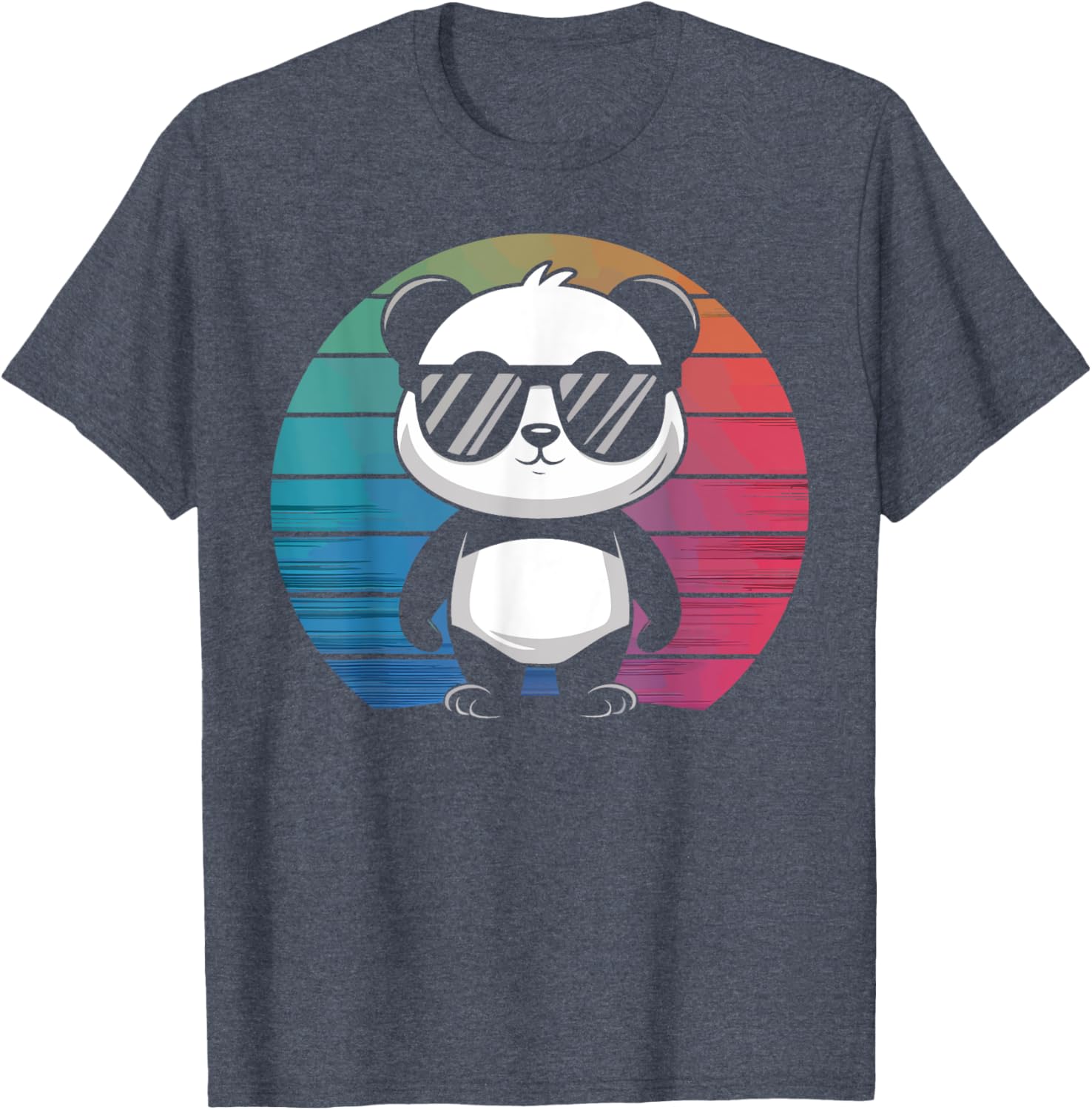 Retro Panda T-Shirt with Sunglasses for Chill Vibes and Fun Style - 20