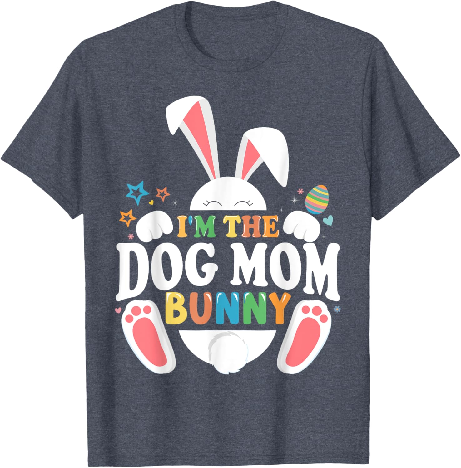 Fun Easter Matching T-Shirt for Dog Moms and Families - Bunny Design - 7
