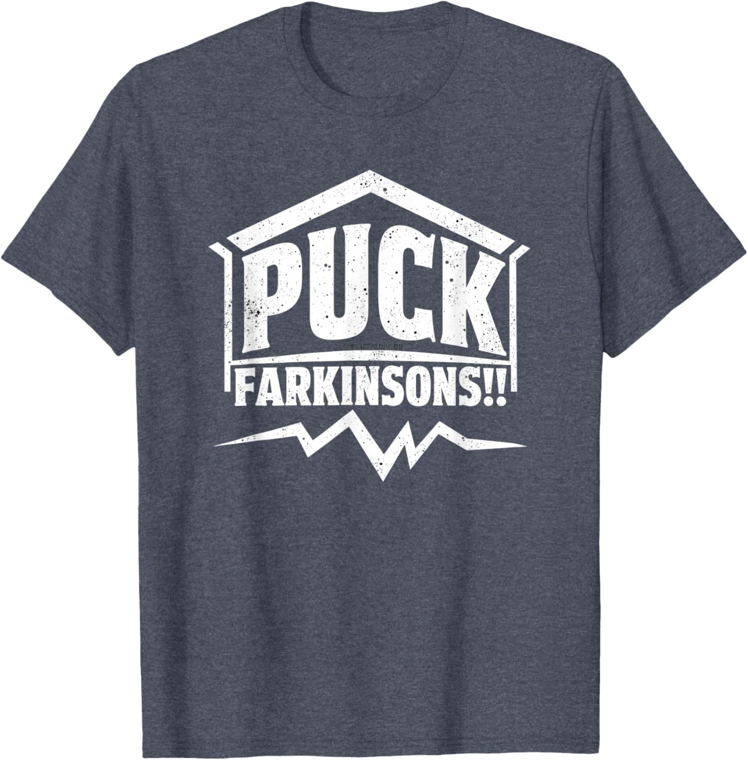 Humor Parkinson's Awareness Puck Farkinsons T-Shirt for Support and Style - 6