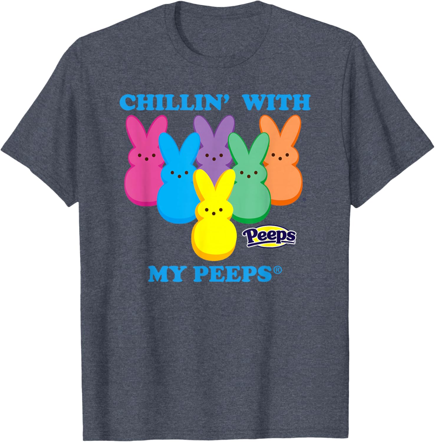 Peeps Easter Chillin With My Peeps Sweet Squad Fun T-Shirt for Kids - 4