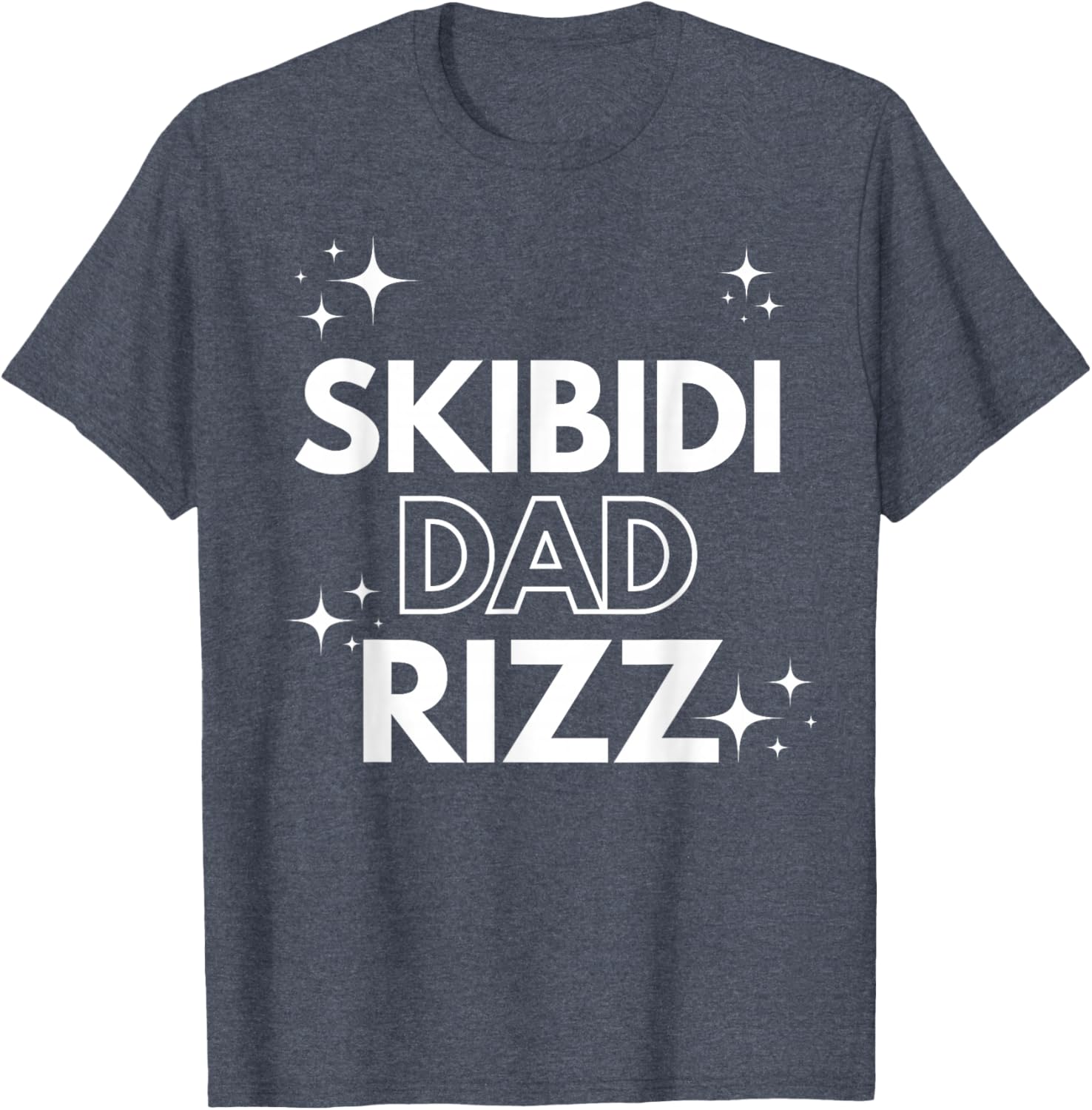 Funny Father's Day Skibidi Dad Rizz T-Shirt for Middle School Dads - 7