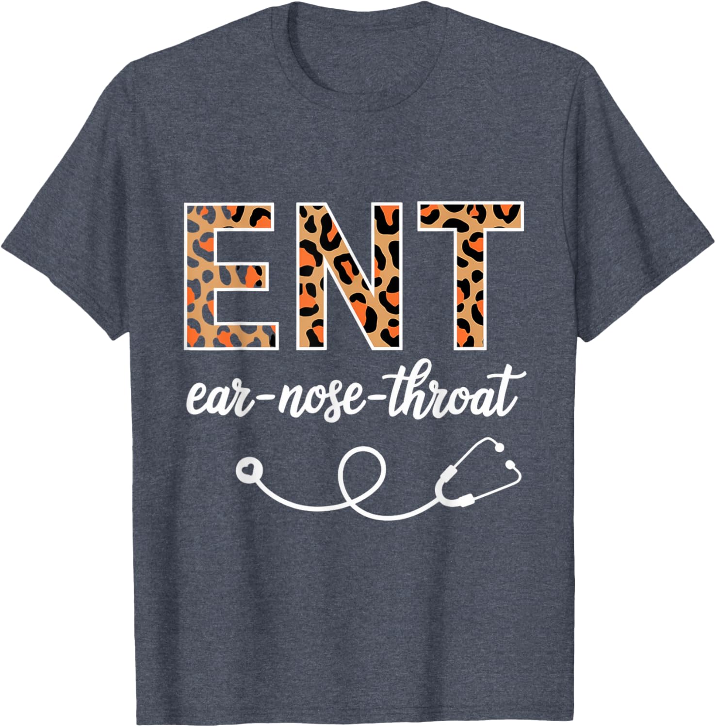Leopard Print ENT T-Shirt for Otolaryngologists and Ear Nose Throat Lovers - 4