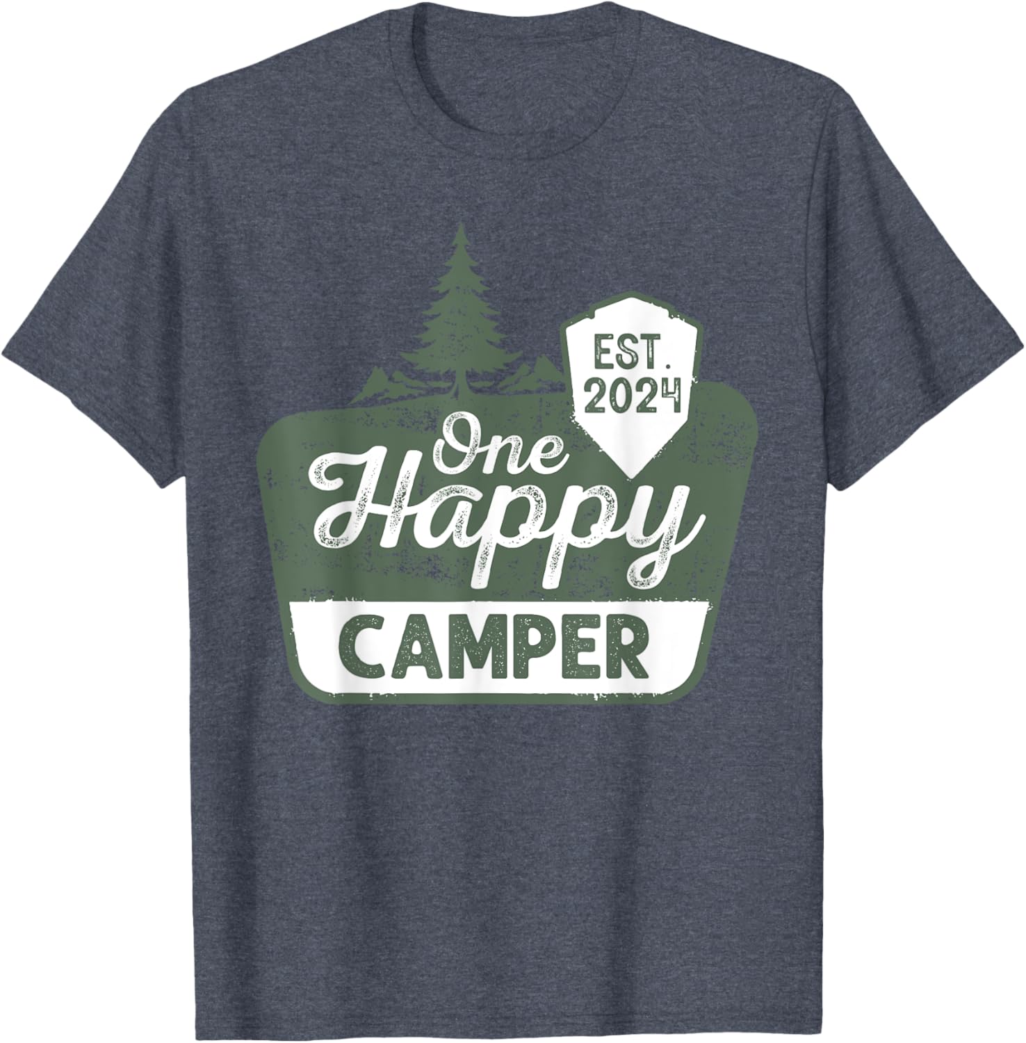 One Happy Camper Matching Family Birthday T-Shirt for Fun Celebrations - 17