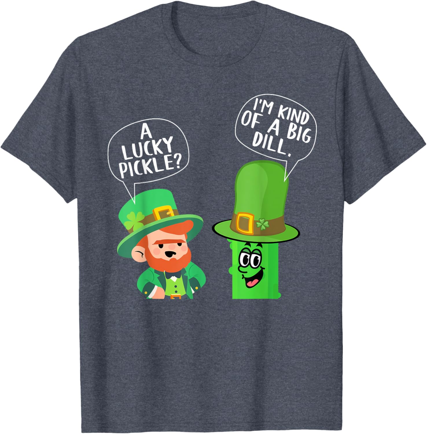 Happy St. Patrick's Day Leprechaun Pickle Joke Humor T-Shirt for Fun - 9