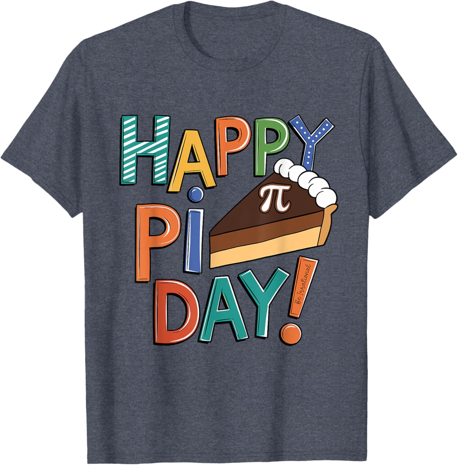 Happy Pi Day 3.14 Math Humor T-Shirt for Teachers and Kids - 4