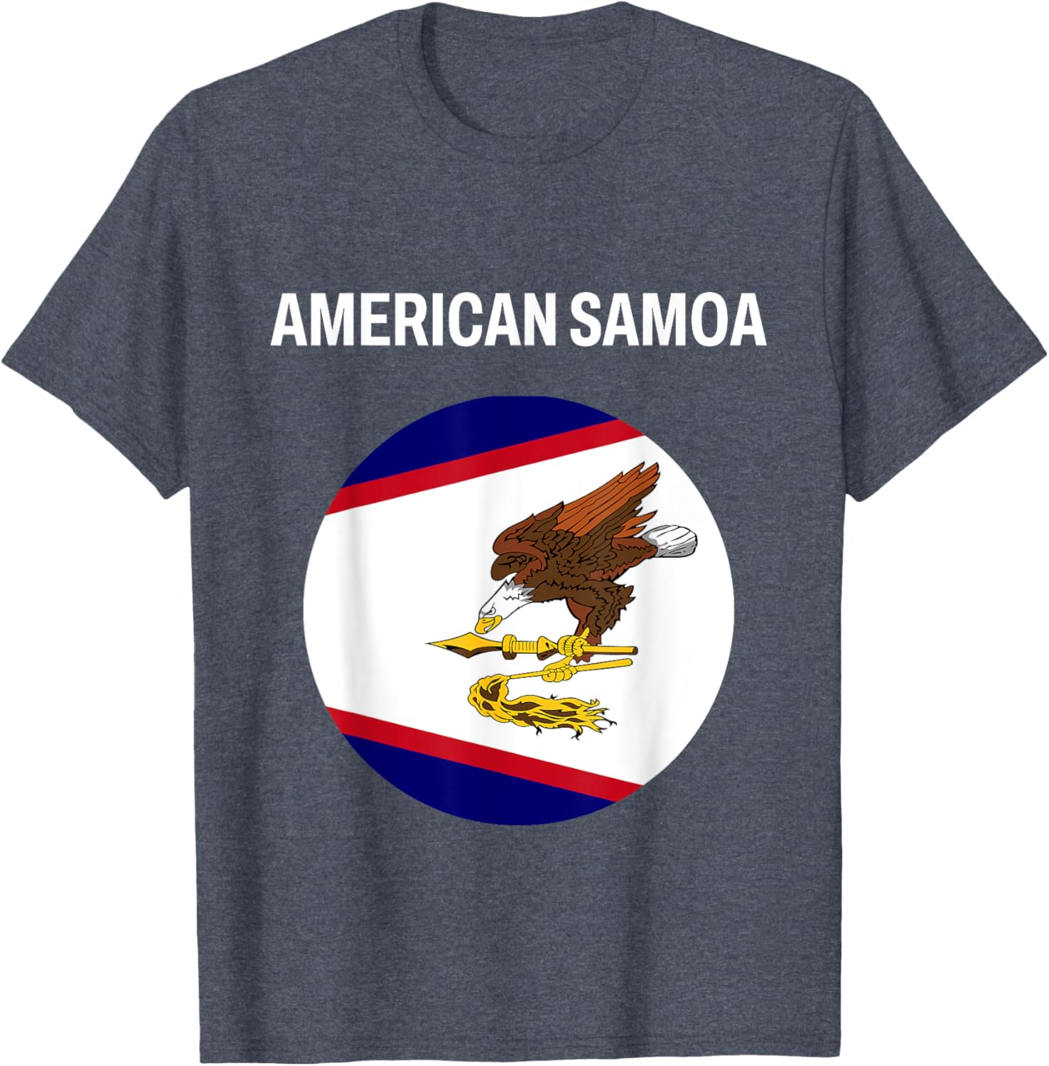 American Samoa Flag Modern T-Shirt for Stylish Casual Wear - 13