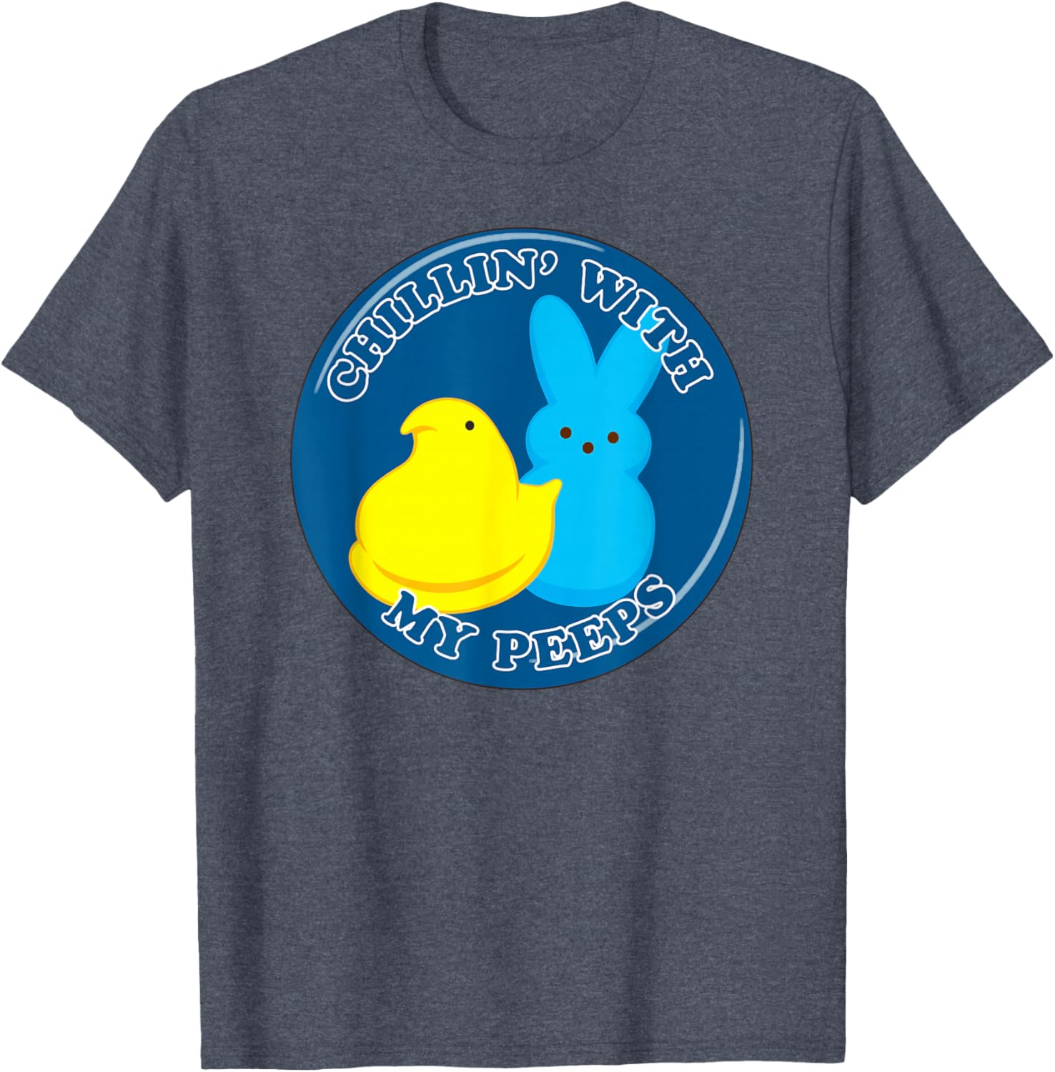 Peeps Easter Chillin' With My Peeps Classic Duo T-Shirt for Fun Celebrations - 4