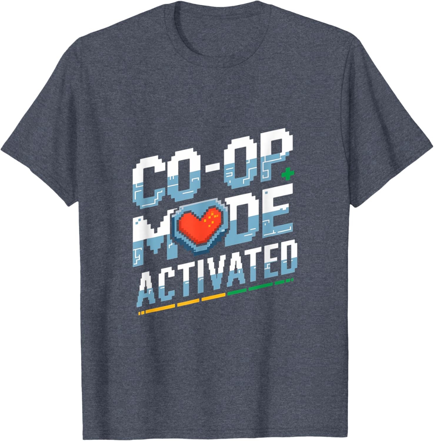 Matching Gamer Couple Retro Co-Op Mode T-Shirt for Fun Gaming Sessions - 15