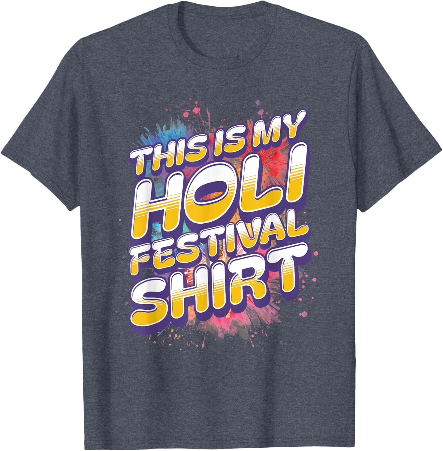 Colorful Holi Festival Shirt for Men and Women - Celebrate in Style - 10