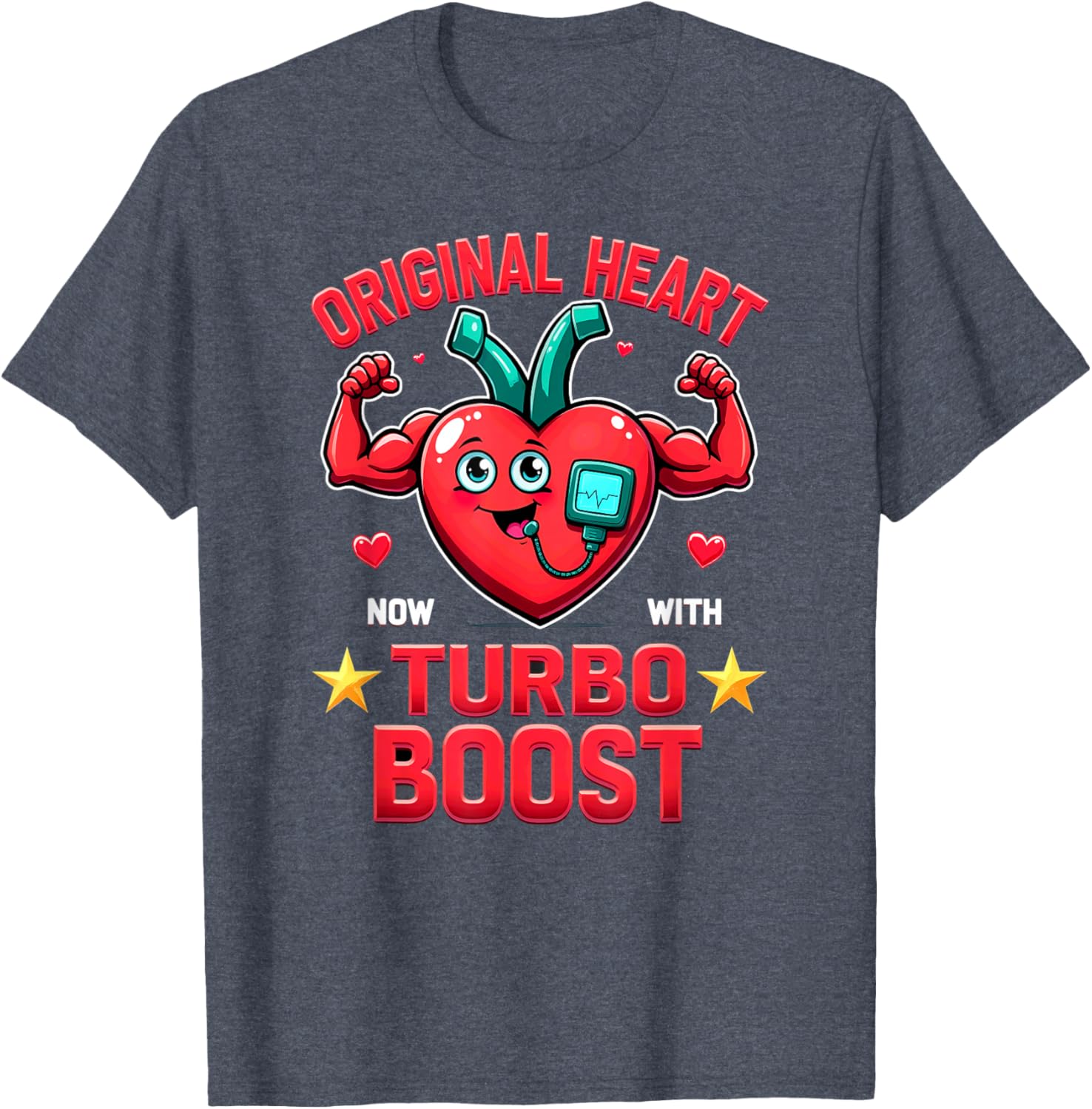 Original Heart Pacemaker Turbo Boost T-Shirt for Cardiac Health Lovers - 2