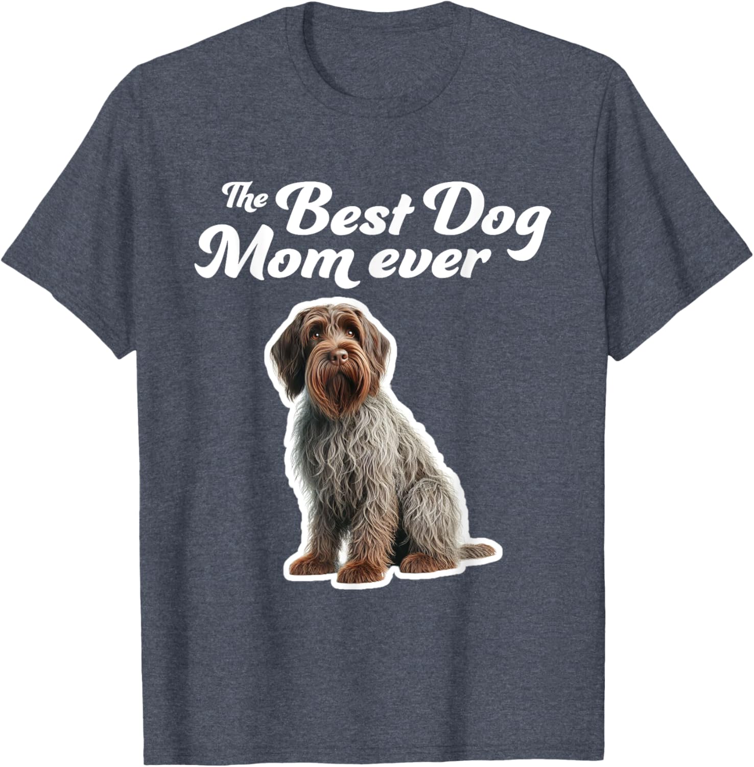 Best Dog Mom Ever T-Shirt for Wirehaired Pointing Griffon Lovers - 2